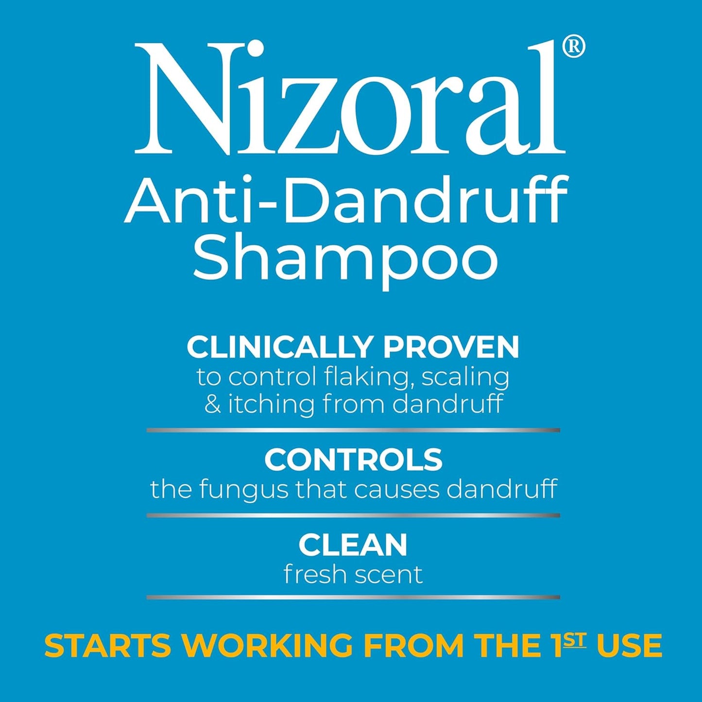 Nizoral 2% Ketoconazole Anti-Dandruff Shampoo & Conditioner | 14 Fl Oz