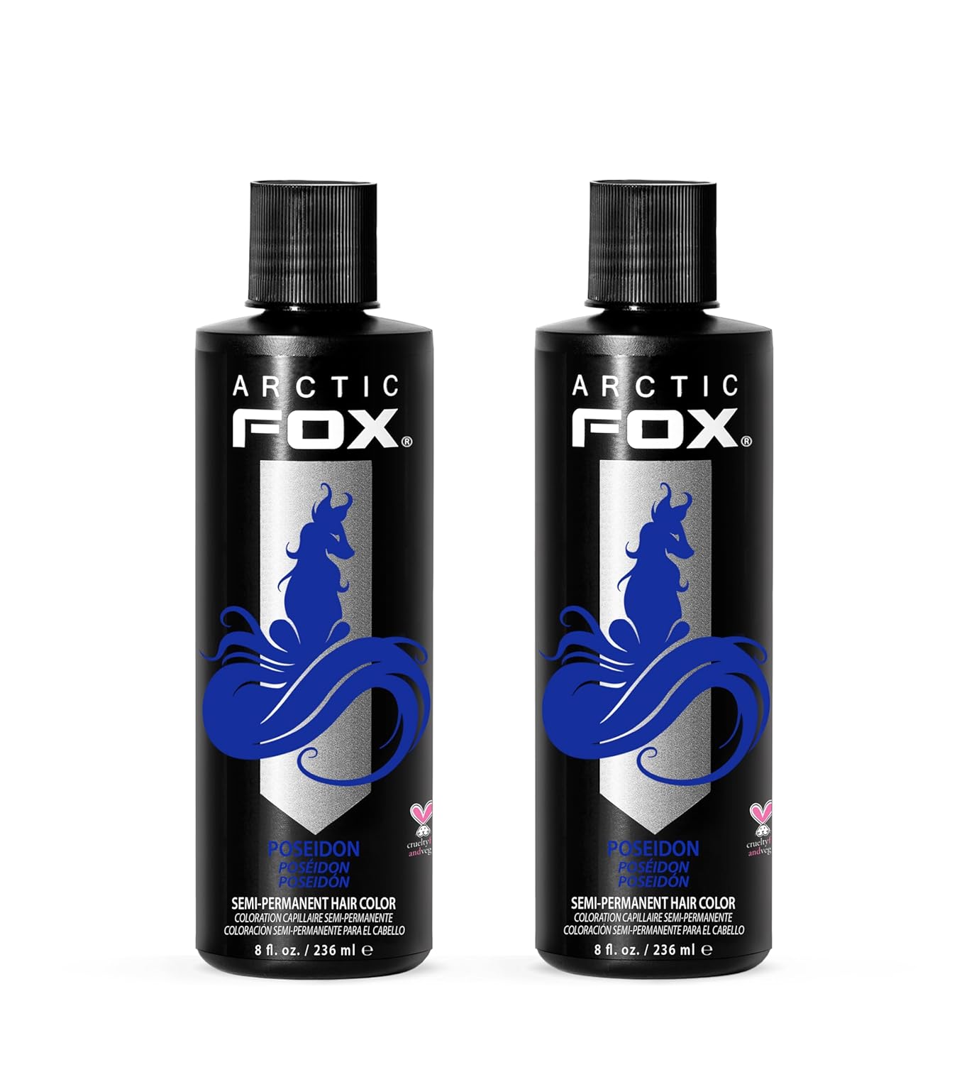 ARCTIC FOX Vegan Semi-Permanent Hair Color Dye | AURORA KISS | 5.6 Fl Oz