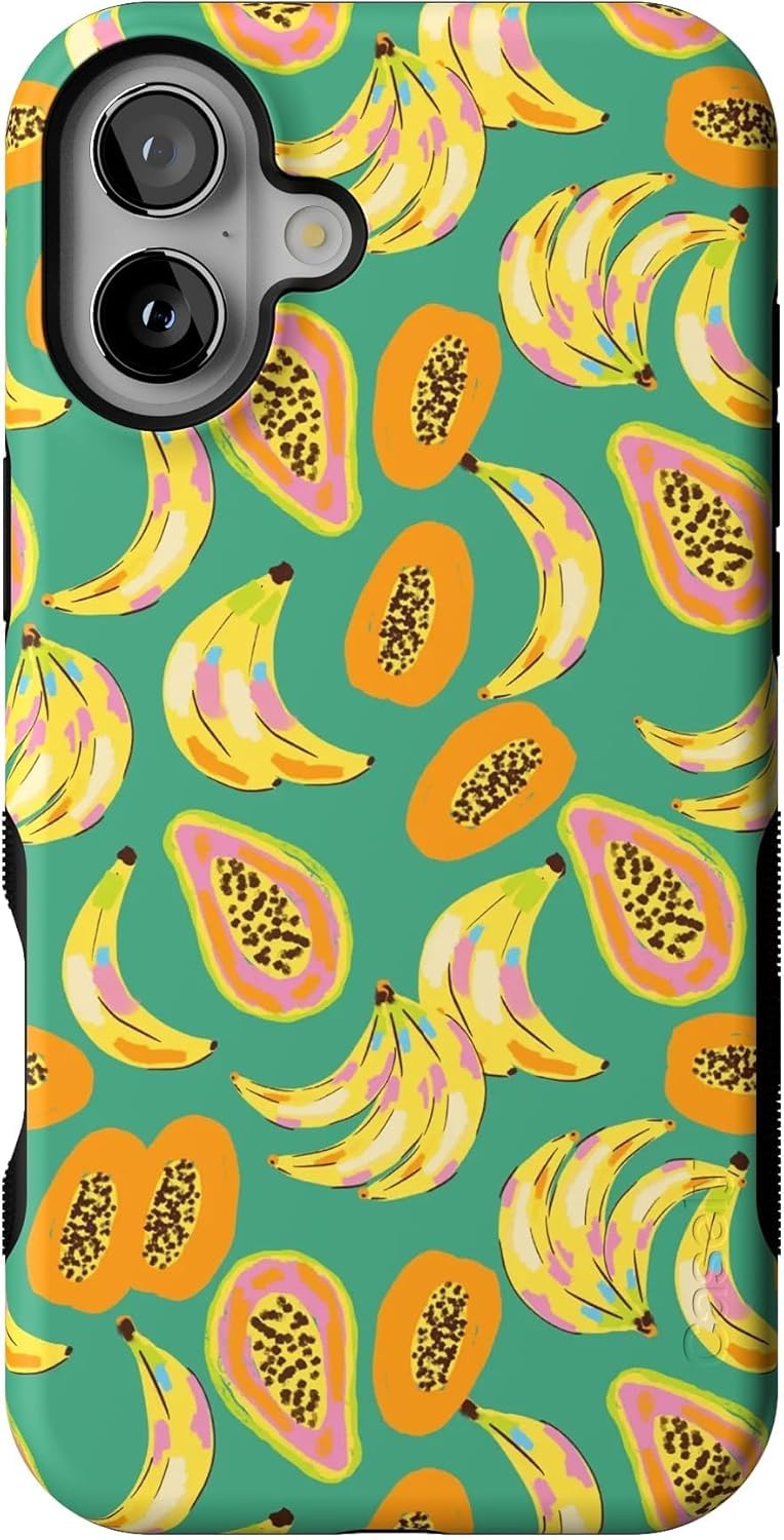 Casely iPhone 16 Case | Nantucket Cottage | Blue Hydrangea | Compatible with MagSafe | Bold Protective Design