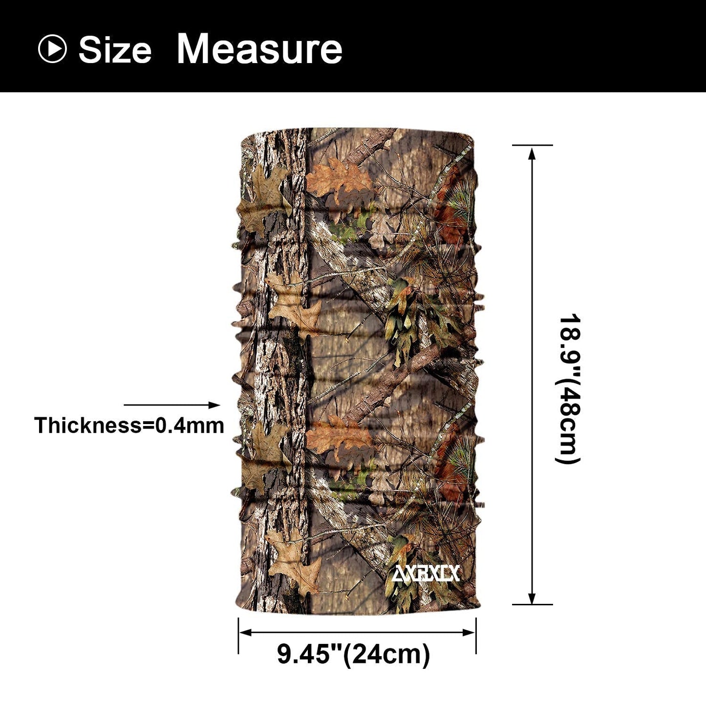 AXBXCX 2 Pack - Camouflage Print Seamless Neck Gaiter Bandana Face Mask Headband Headwear Scarf for Fishing Hiking Hunting Cycling Motorcycle Riding Skiing Outdoor Sport 067