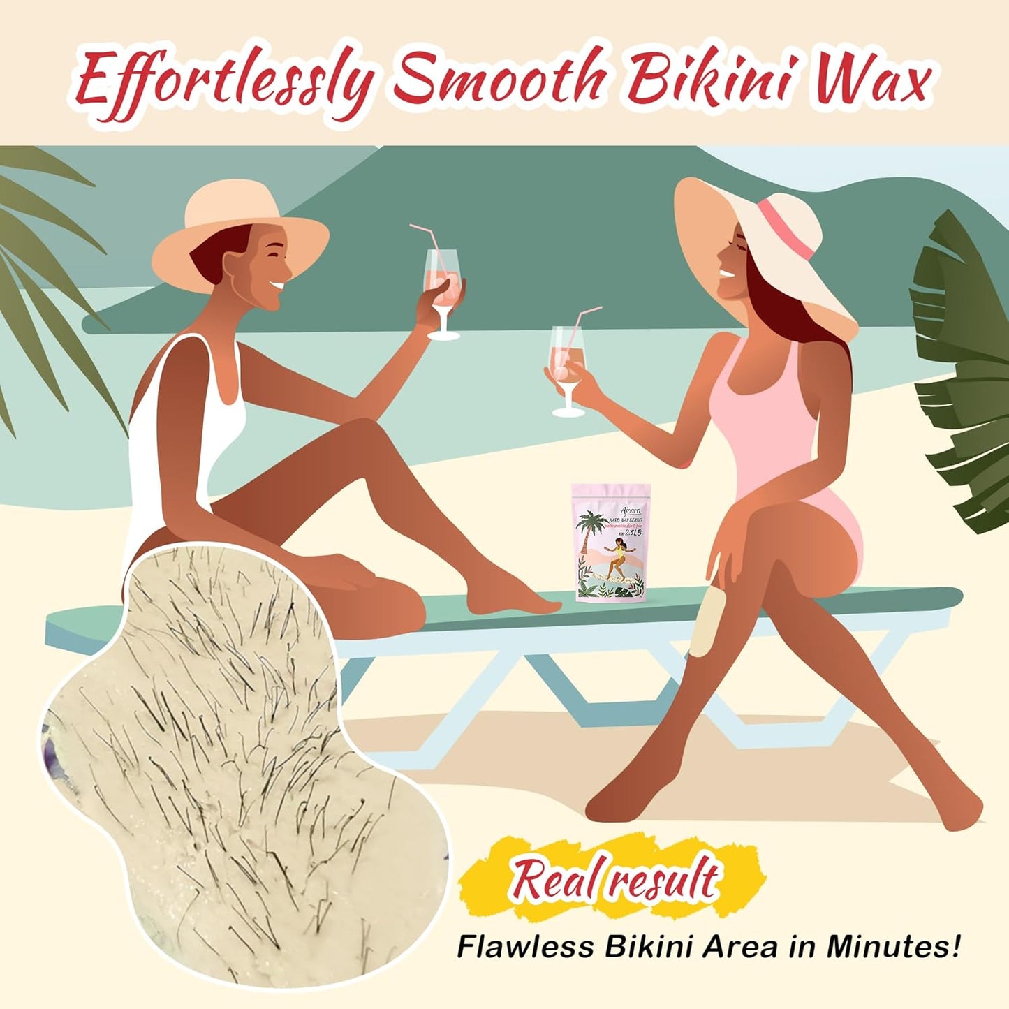 Hard Lavender Wax Beads 1Lb – Full Body Hair Removal | Brazilian, Bikini, Face