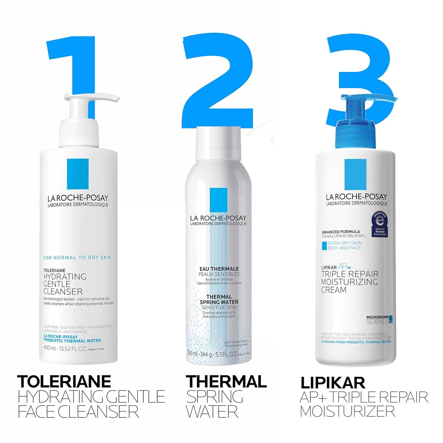 La Roche-Posay Lipikar AP+ Moisturizing Cream – Shea Butter & Niacinamide | For Dry, Sensitive Skin