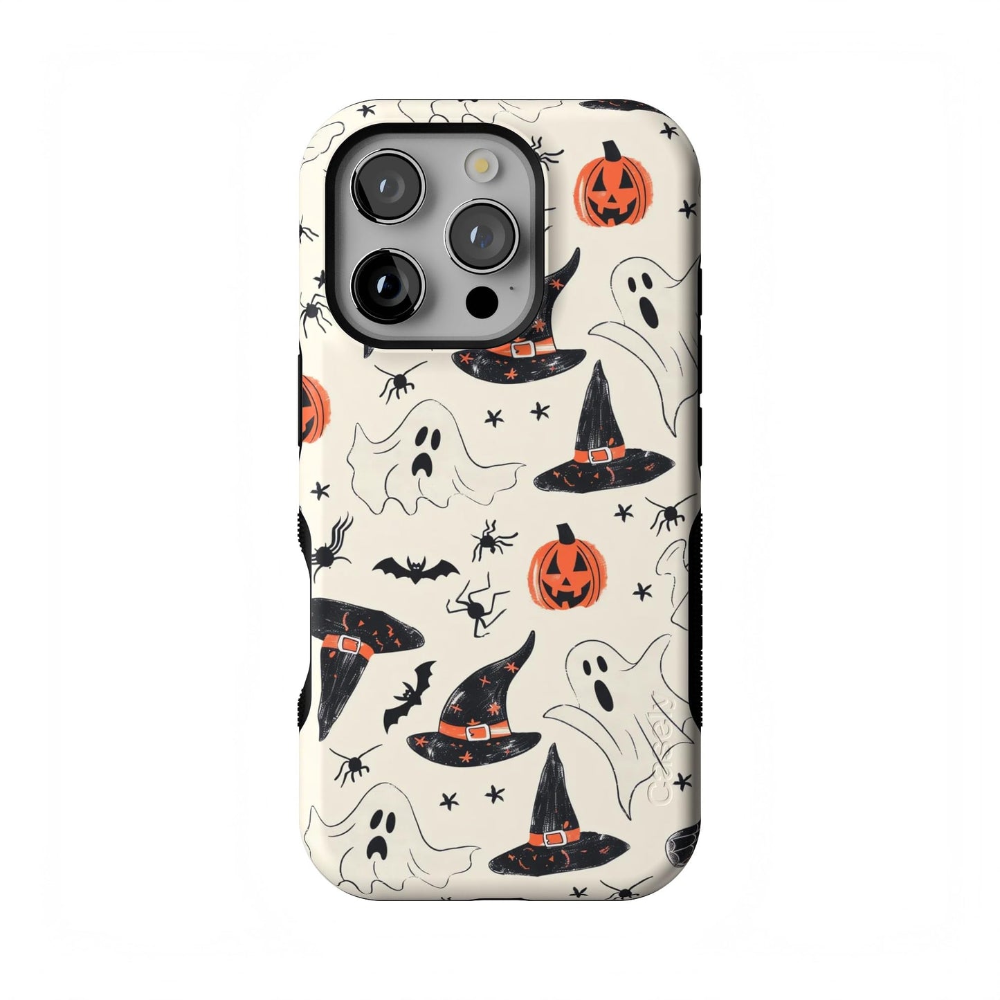 Casely iPhone 16 Pro Case | Fit Check | Neutral Checkerboard | Compatible with MagSafe | Bold Protective Design