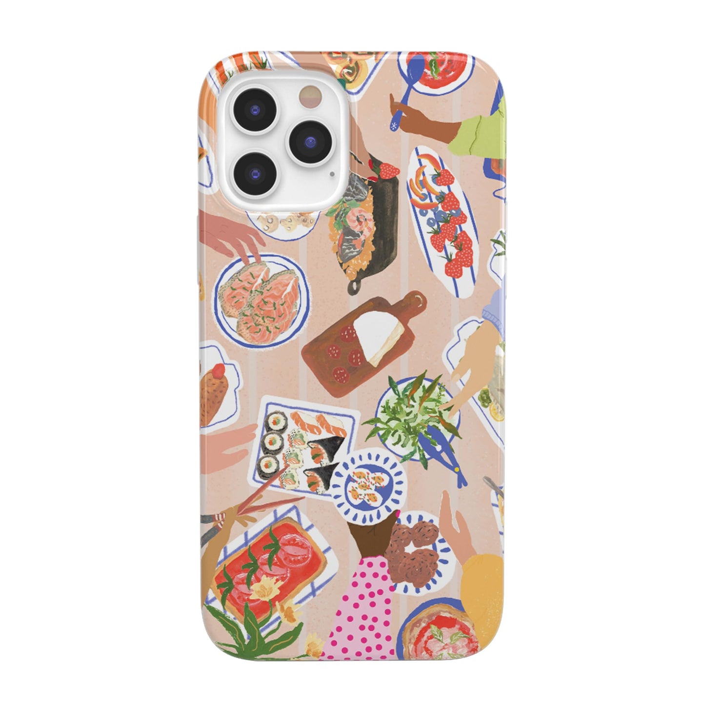 Casely iPhone 12/12 Pro Case | Field of Flowers | Pastel Floral | Classic Ultra Slim Design