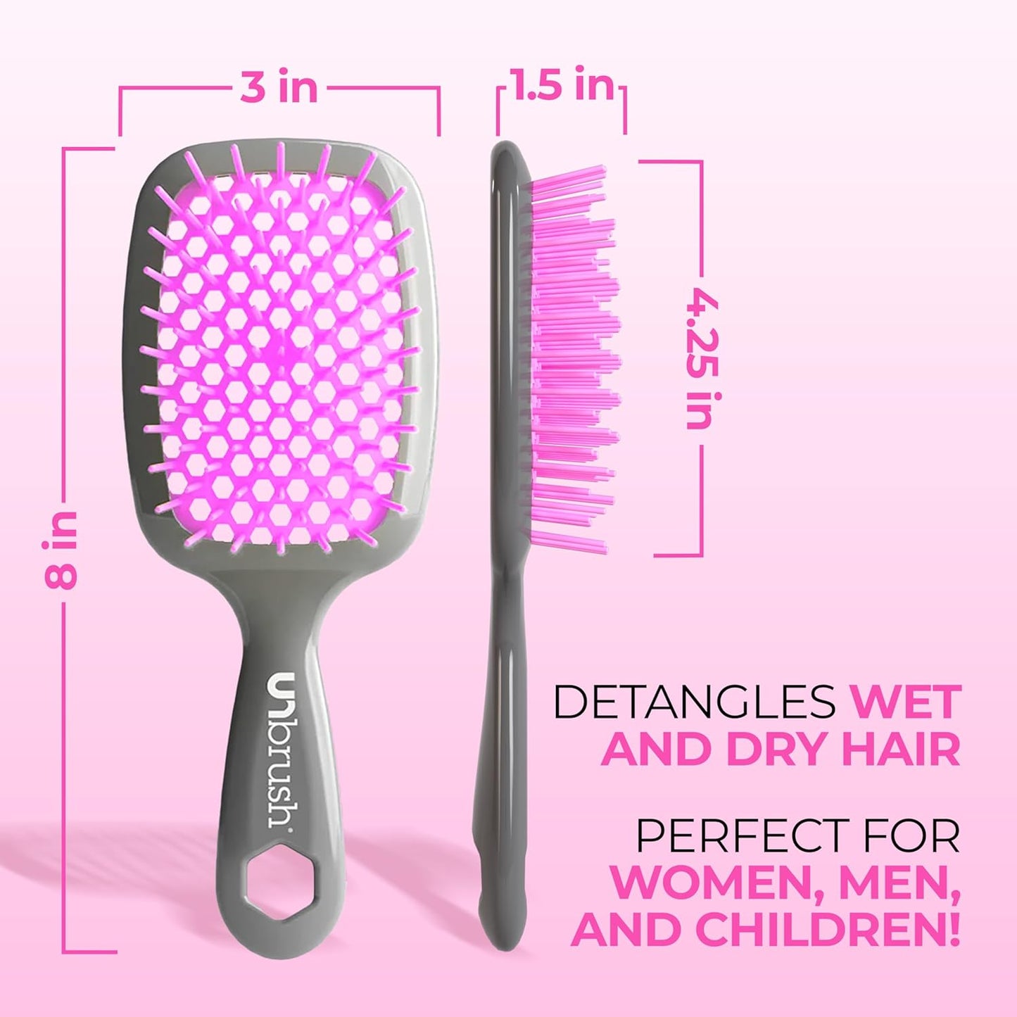FHI Heat UNbrush Detangling Brush | Pain-Free Brushing for All Hair Types