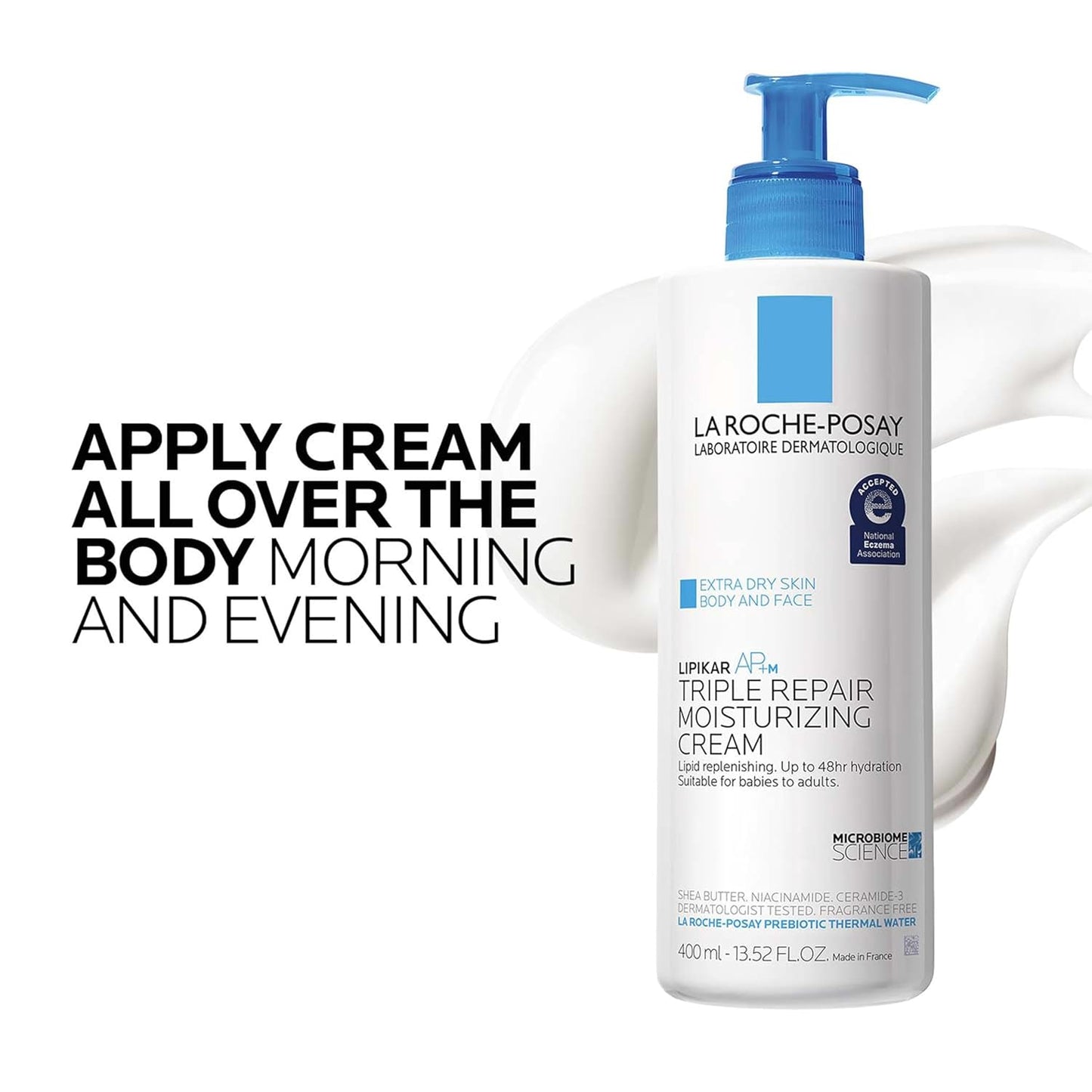 La Roche-Posay Lipikar AP+ Moisturizing Cream – Shea Butter & Niacinamide | For Dry, Sensitive Skin