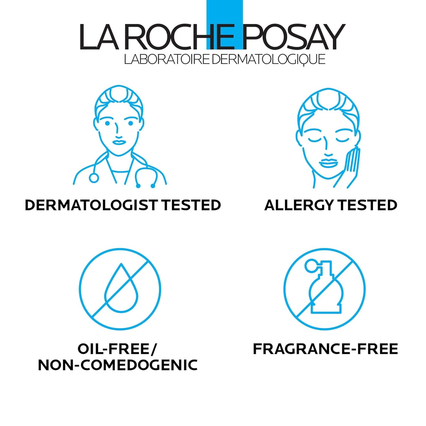La Roche-Posay Toleriane Hydrating Face Cleanser | Niacinamide & Ceramides | Fragrance-Free, For Sensitive Skin