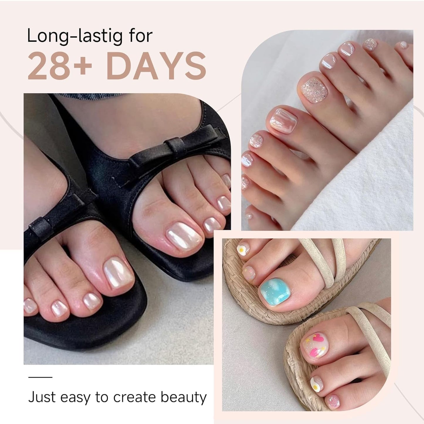 Soft Gel Nail Tips | 40ml Strong Adhesive Gel for Acrylic & Press-On Nails