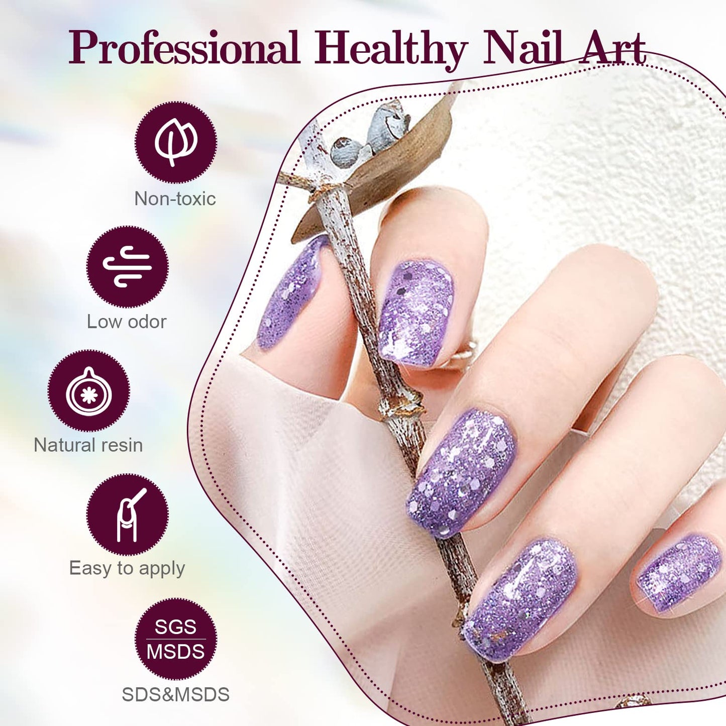 23-Piece Colorful Gel Nail Polish Kit | Classic Matte & Glossy Top Coats