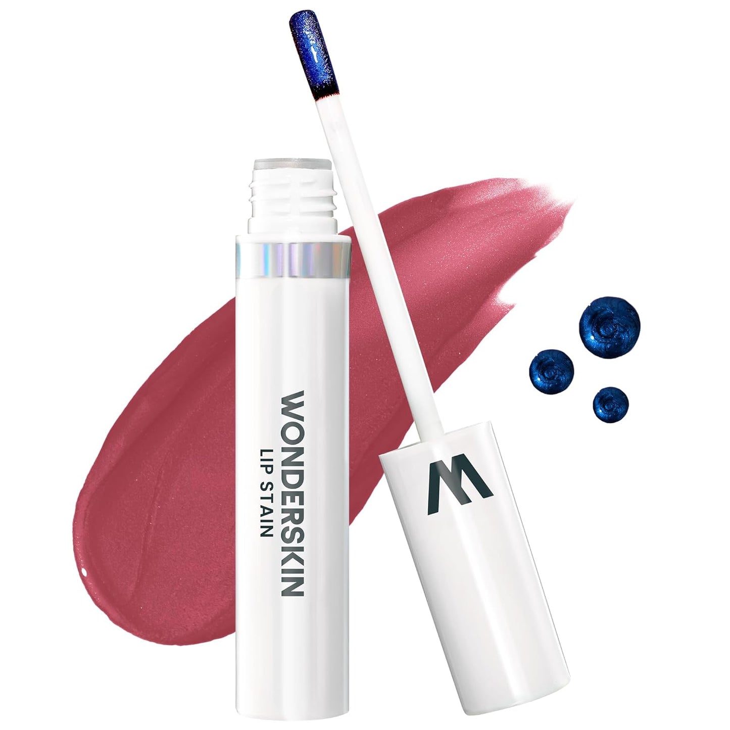 Wonderskin Wonder Blading Lip Stain Masque | Waterproof Pink Tint, Matte Finish