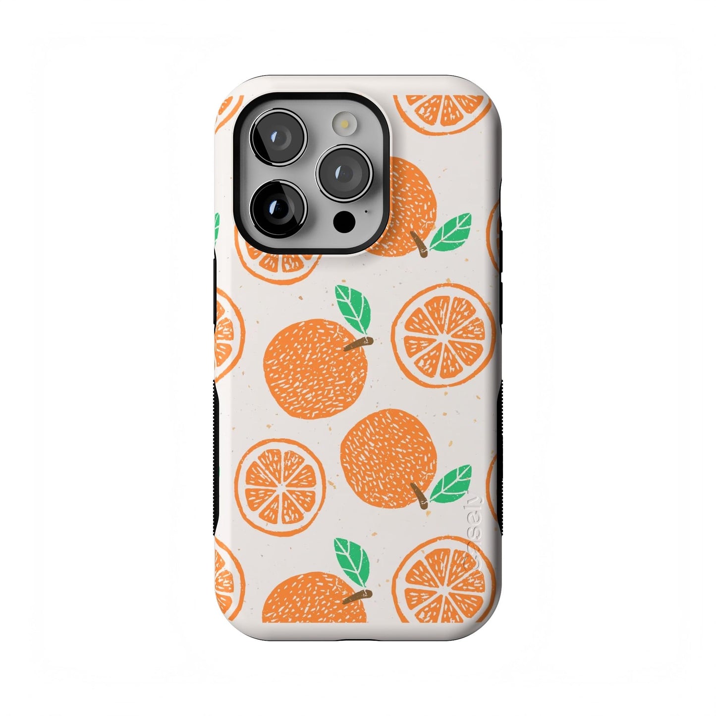 Casely iPhone 14 Pro Case | Opposites Attract | Day & Night Mountains | Compatible with MagSafe | Bold Protective Design