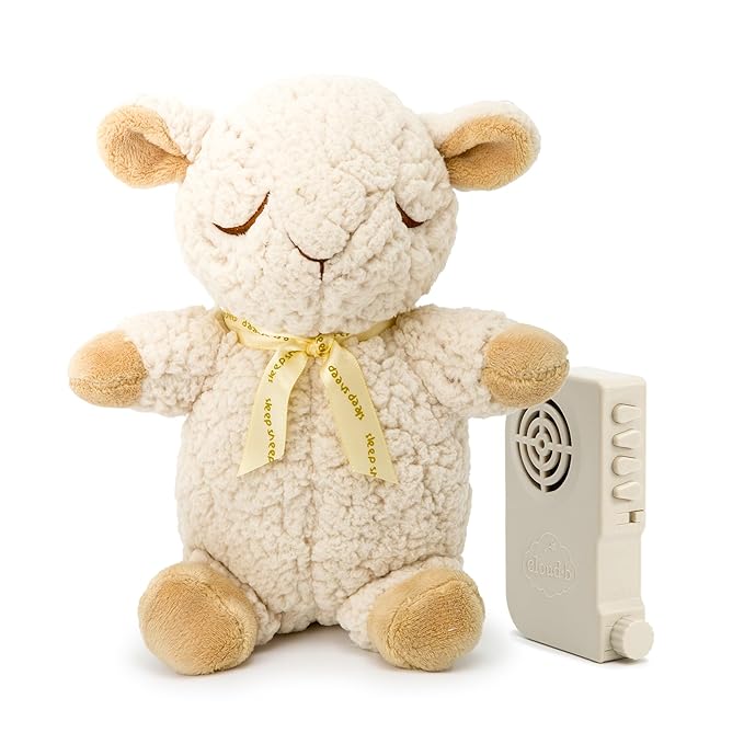 Cloud b Sound Machine with White Noise Soothing Sounds | Adjustable Settings & Auto-Shutoff | Ideal for Travel | Sleep Sheep On The Go