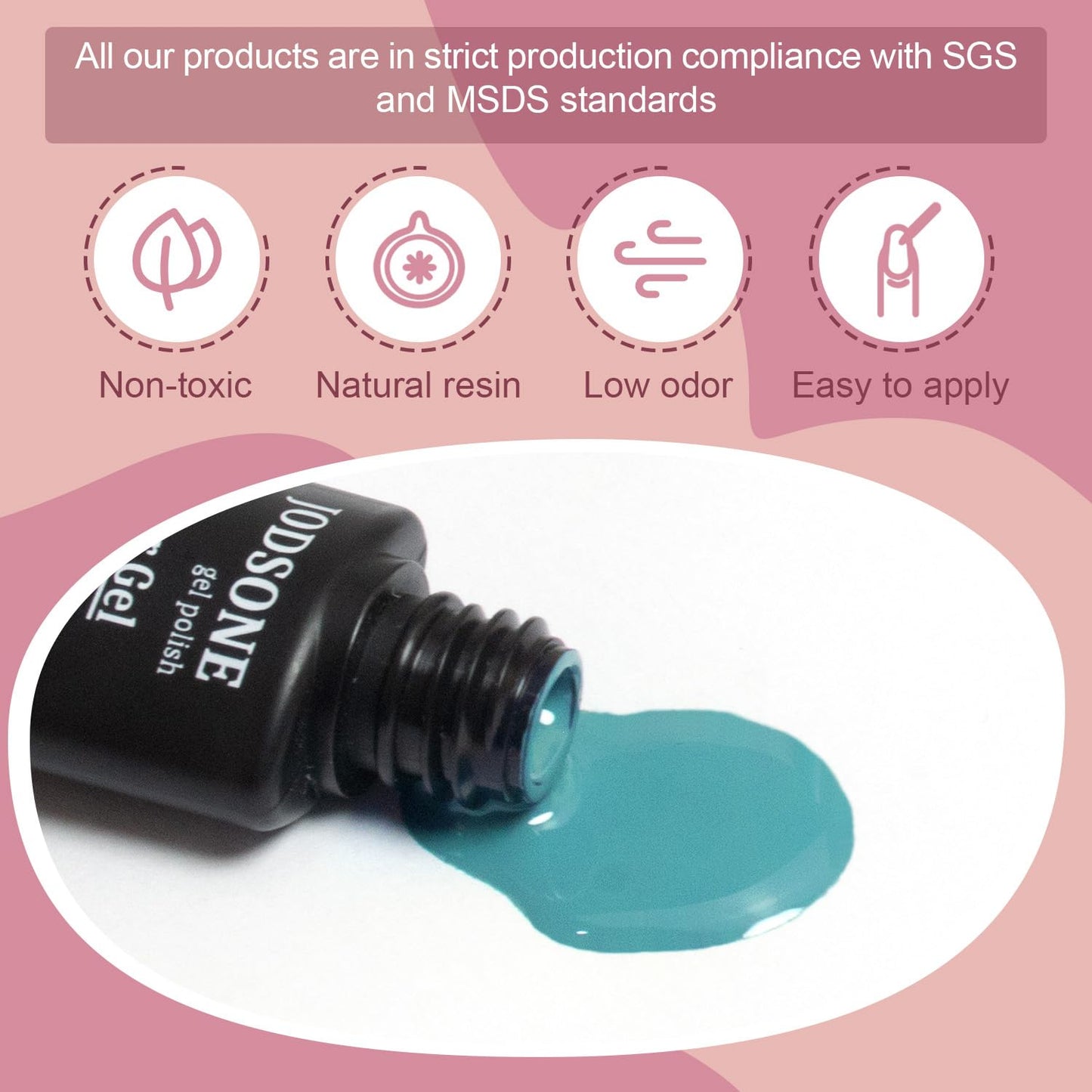 36-Piece Gel Nail Polish Set | 32 Colors, Base & Top Coats | Gifts for Women