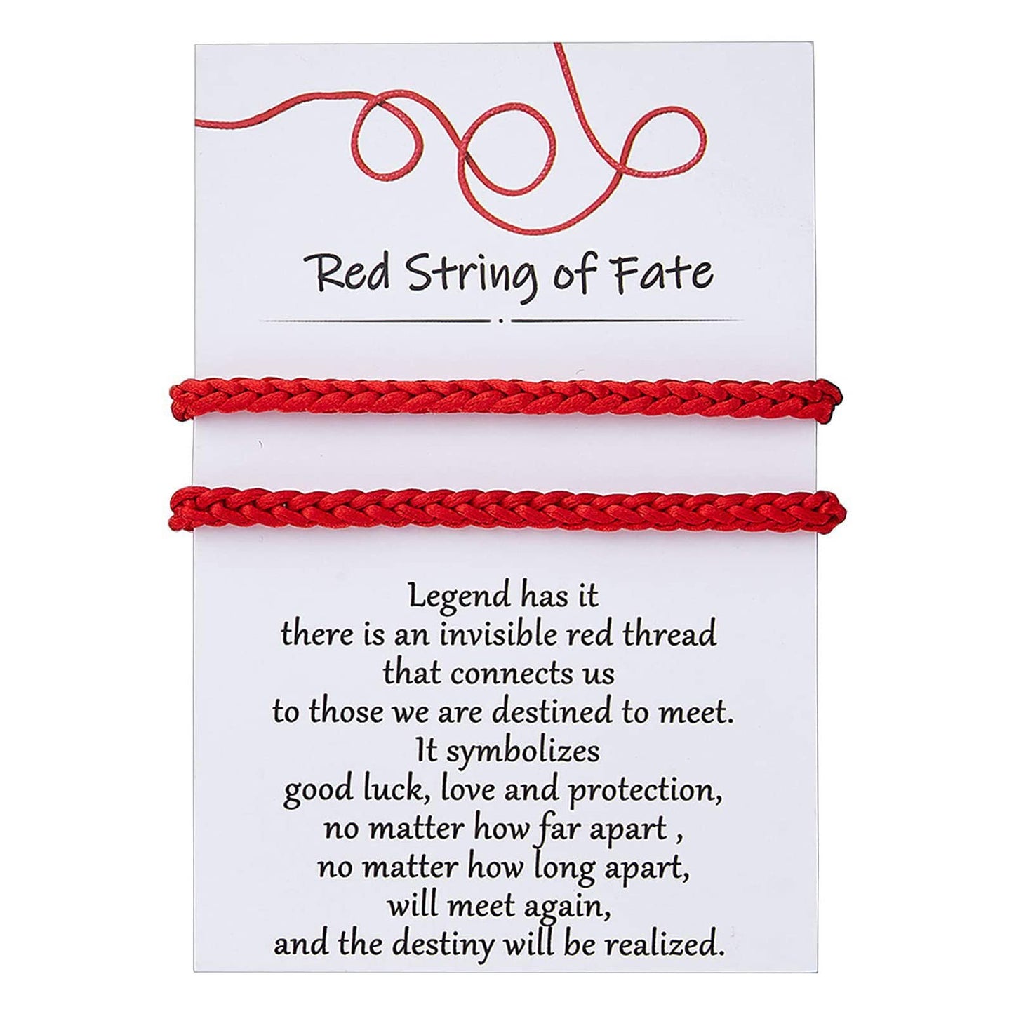 Desimtion Valentines Day Gifts for Her Couples Bracelets Red String of Fate Matching Bracelets for Couples Gifts for Him and Her, Long Distance Relationship Gifts for Girlfriend and Boyfriend