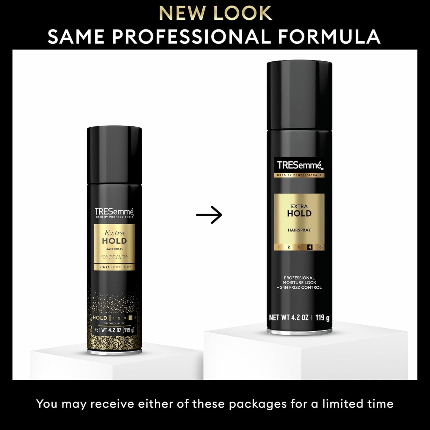 Extra Hold Hairspray | 24-Hour Frizz Control | Pro Lock Technology | 14.6 oz