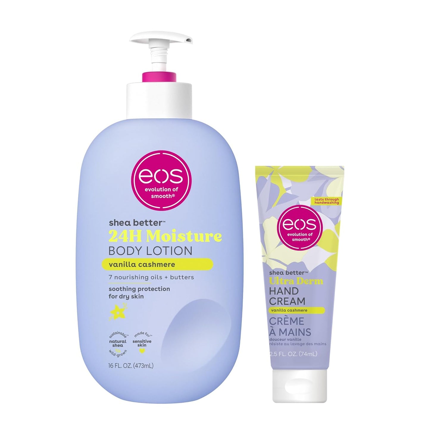 Eos Shea Better Hand Cream | Lavender | 24-Hour Hydration | 2.5 fl oz