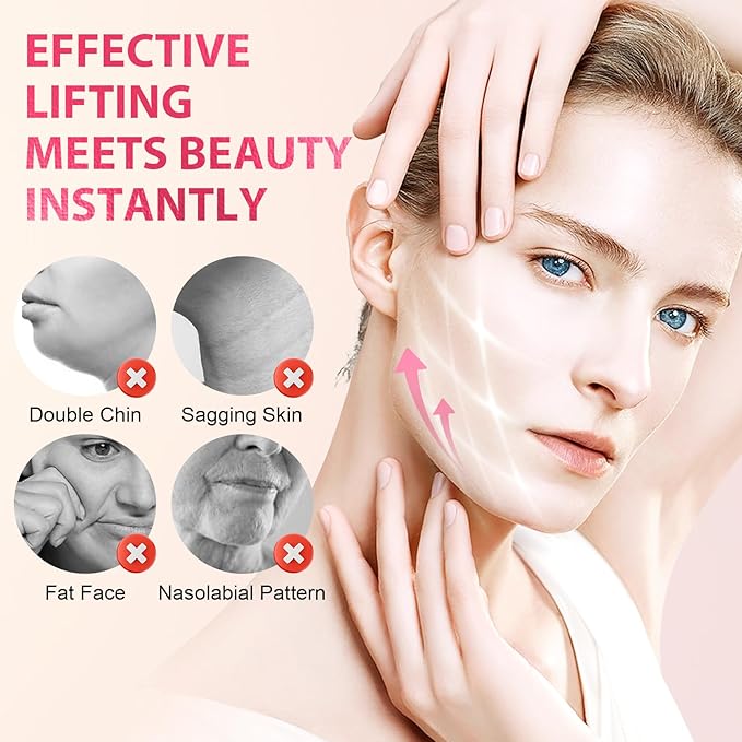 160PCS Face Lift Tape Invisible Face Tape Neck Tape Lifting Invisible With String, Silicone Anti Wrinkle Facial Patches V-Shaped Instantly for Facial Wrinkles, for Dounle Chin Forehead Skin Firming