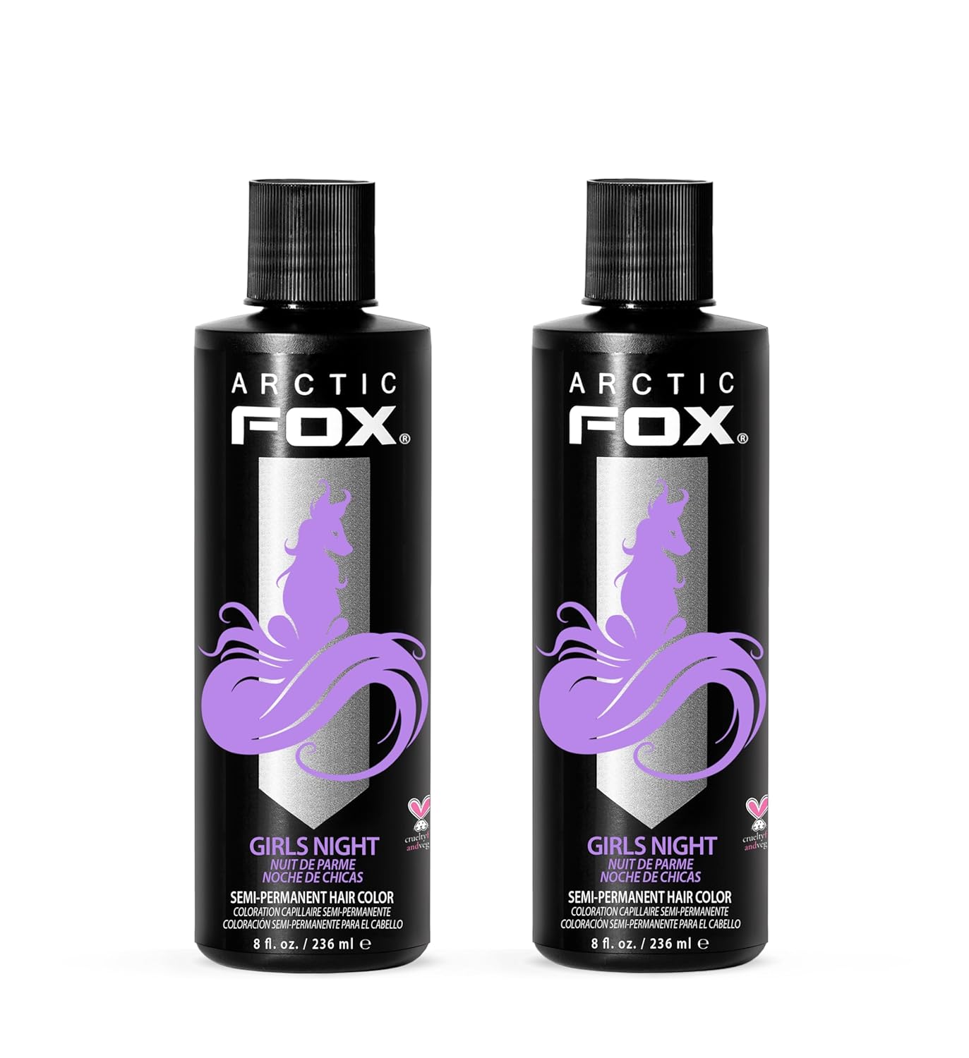 ARCTIC FOX Vegan Semi-Permanent Hair Color Dye | Space Cowgirl | 4 Fl Oz