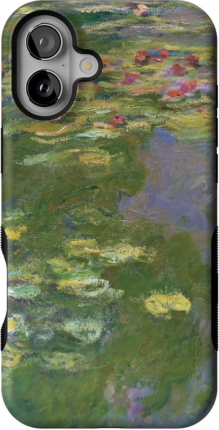 Casely iPhone 16 Case | Nantucket Cottage | Blue Hydrangea | Compatible with MagSafe | Bold Protective Design