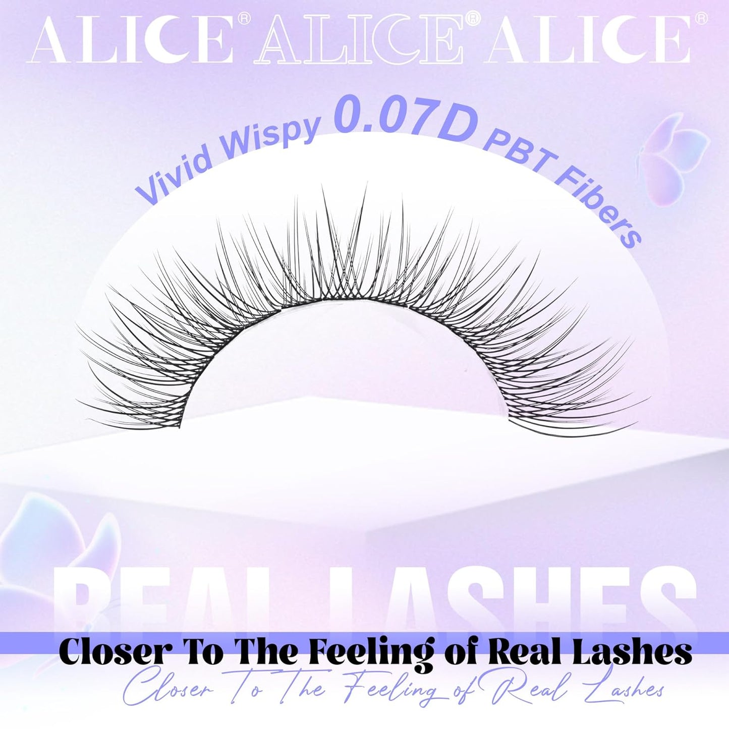 Natural Wispy Lash Extension Kit | 140pcs Clear Band Cluster Lashes for DIY