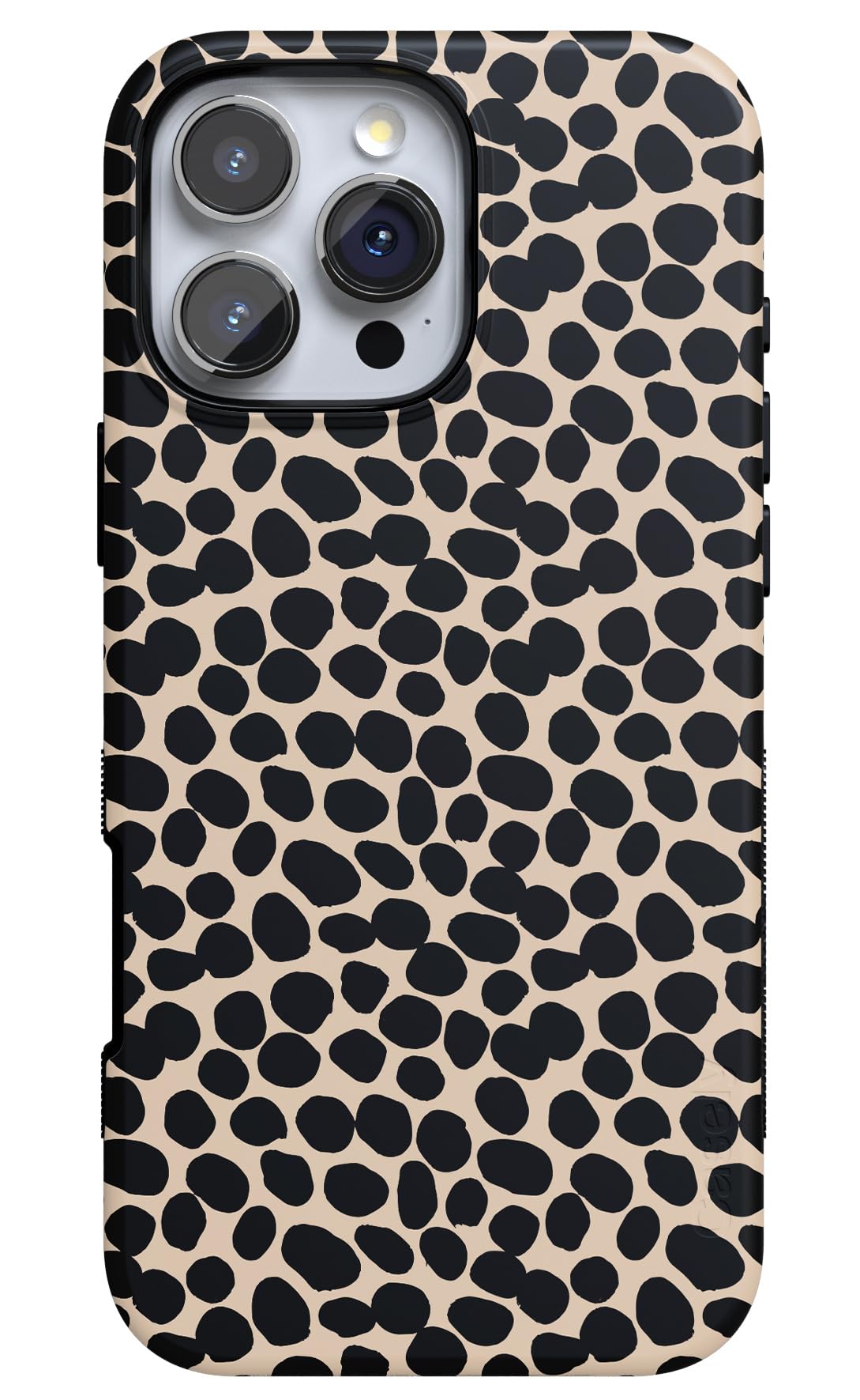 Casely iPhone 16 Pro Case | Fit Check | Neutral Checkerboard | Compatible with MagSafe | Bold Protective Design