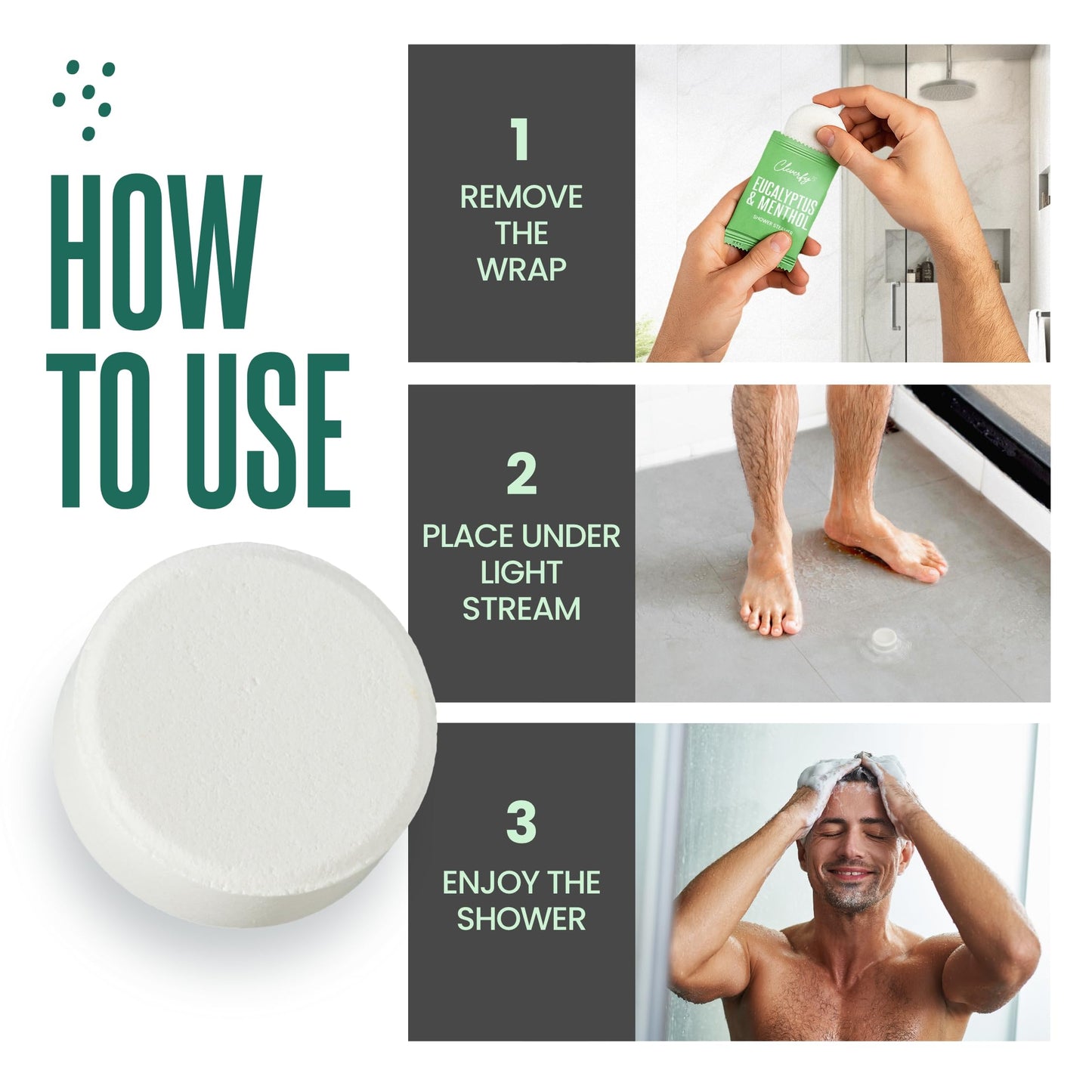 Cleverfy Shower Steamers Aromatherapy - Valentines Day Gifts for Her, Him, Women, Daughter, Mom, Girlfriend, Wife, Teen Girls and Boys - Valentines Gifts for Her, Him, Women and Men - 6 Tablets