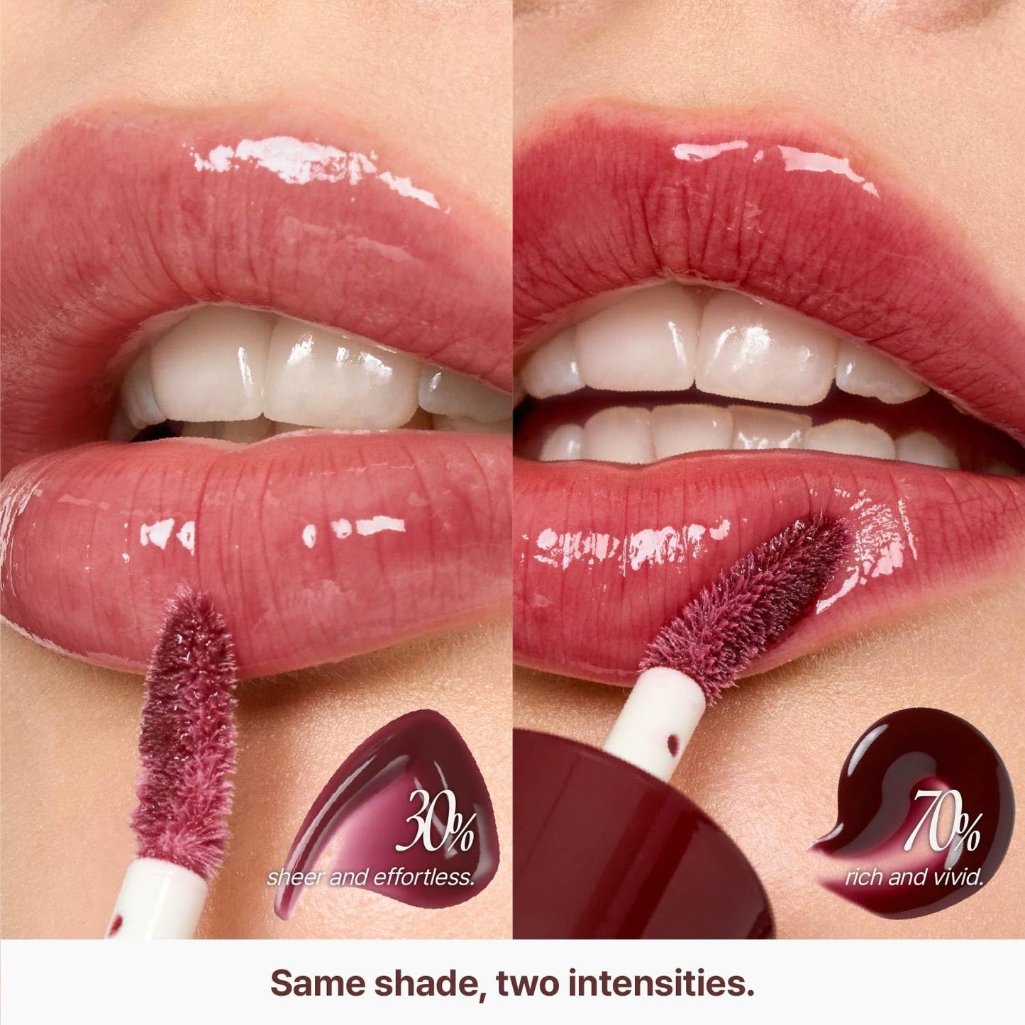 3D Voluming Gloss 70% (Rich) | Peach 70% | High Shine, Non-Sticky Lip Gloss for Makeup | Long-Lasting, Moisturizing Gel Formula | 30%, 70% Pigment Options | 5.3g