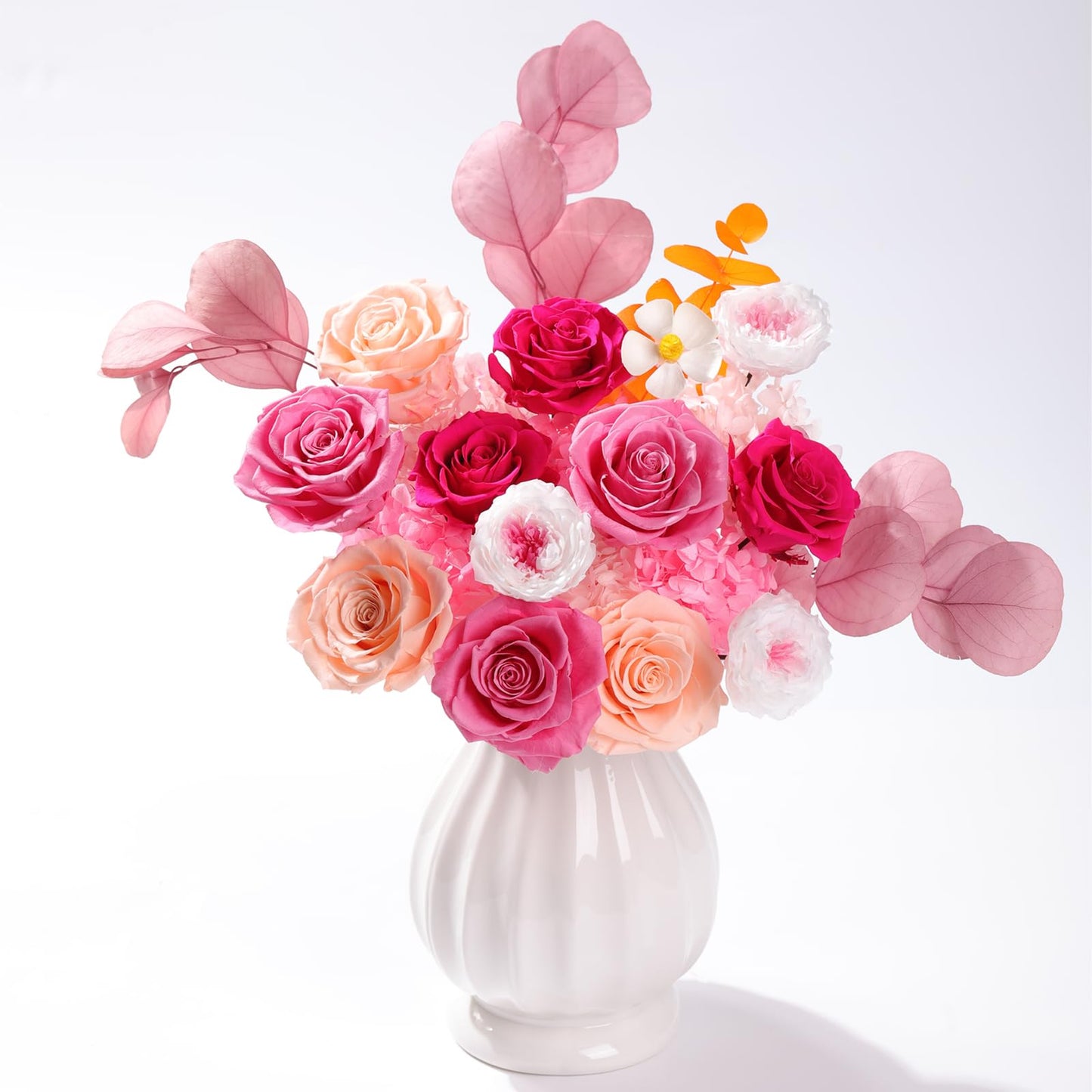 lovenfold Flowers for Delivery,Preserved Flowers Bouquets,Purple Rose Bouquets That Last 1-3 Years,Birthday Flowers Gifts for Women Mom Grandma Wife Friends