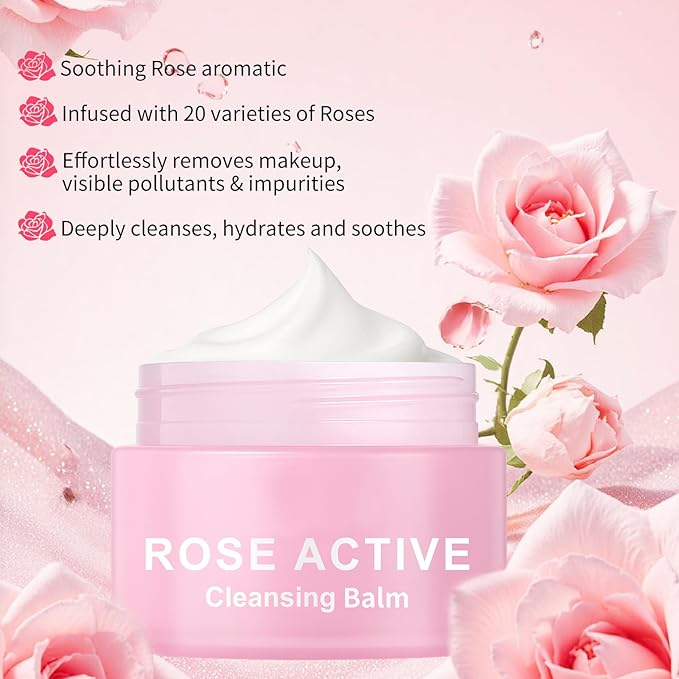 Deep Clear Cleansing Balm, Waterproof Makeup Remover, Face Cleanser, Oil Based Cleanser, Facial Cleansing for All Skin Types (3.38 Fl.Oz, 100ml)
