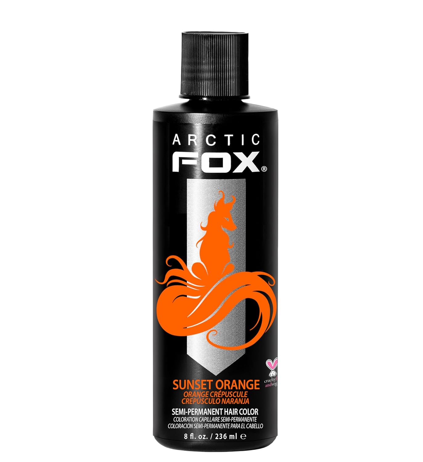 ARCTIC FOX Vegan Semi-Permanent Hair Color Dye | 4 Fl Oz | WRATH Shade