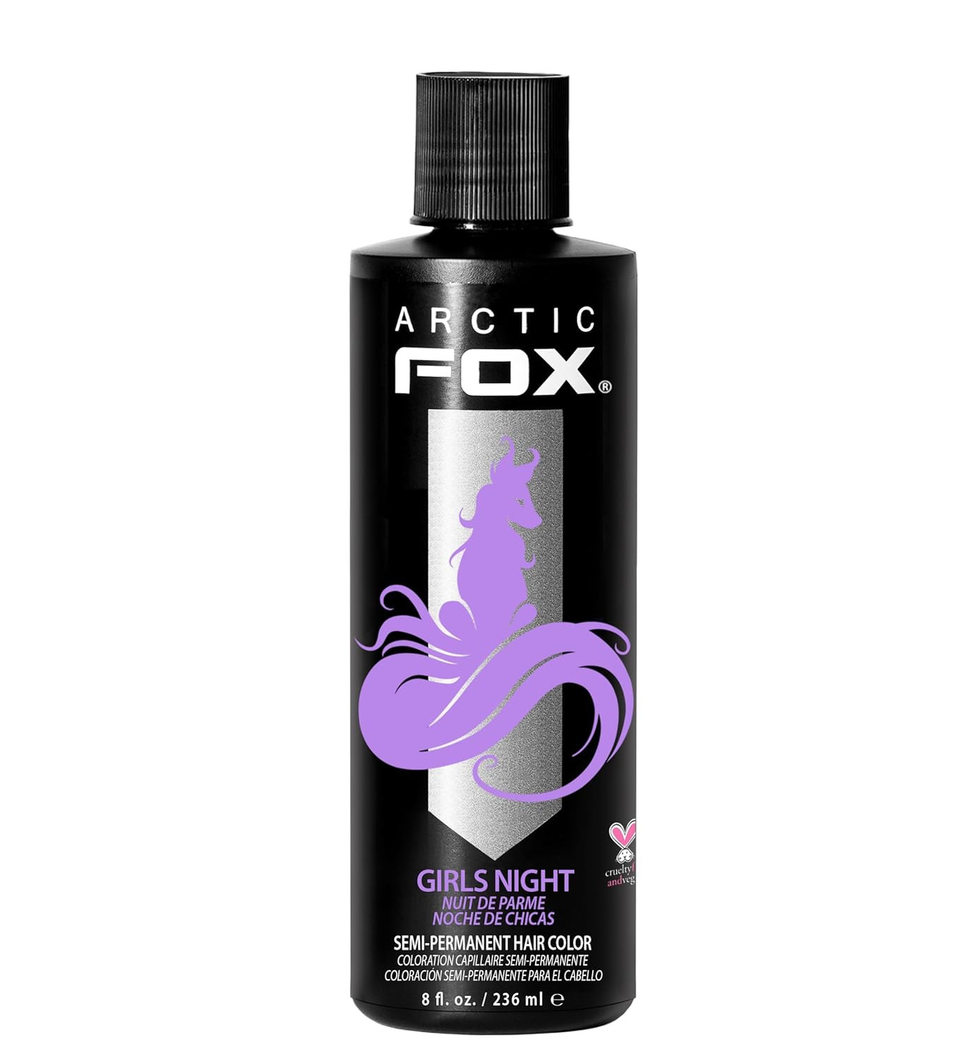 Vegan Semi-Permanent Hair Color Dye | Arctic Fox Periwinkle | 4 Fl Oz