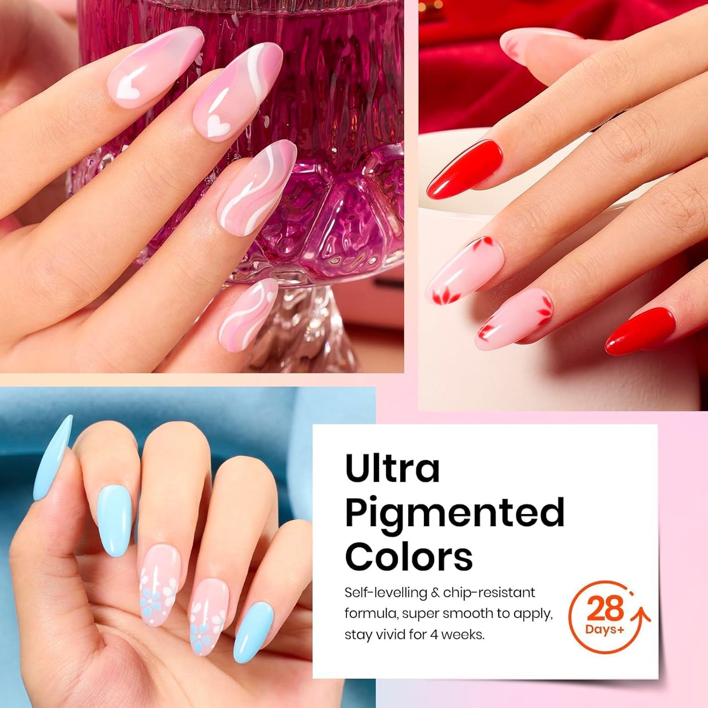 45 Colors Gel Nail Polish Kit | UV Light & Nail Tools | Travel-Friendly Gift for Women