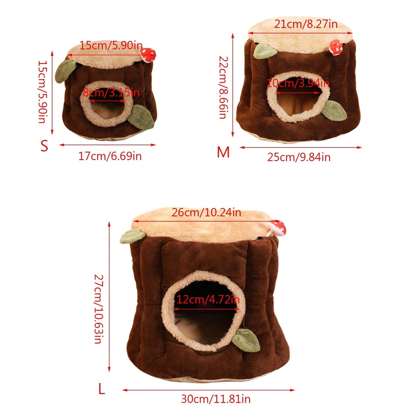 CIYISON Bird Warm Nest Hanging Hammock House Winter Tent Plush Hideaway Sleeping Bed for Hedgehog Bunny Easy to Hang for Cage