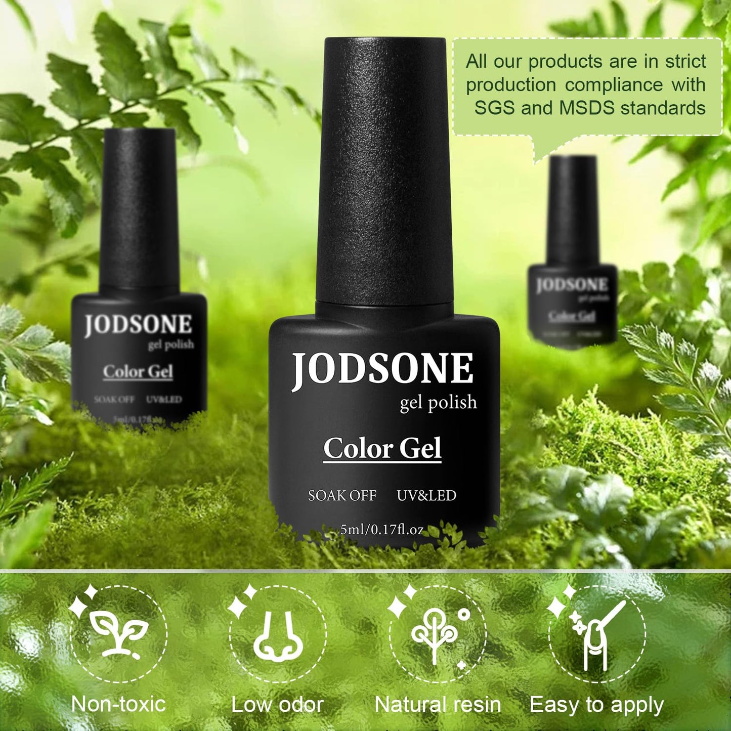 JODSONE Nail Dehydrator & Primer | 4 x 15ml Long-Lasting Easy Application