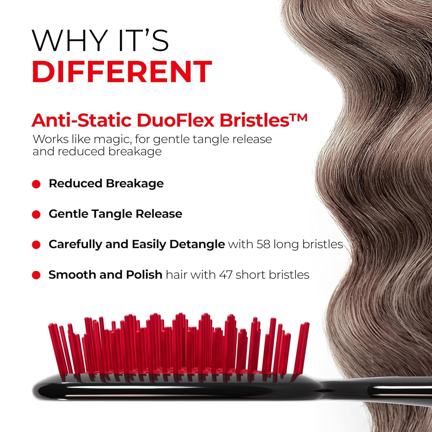 FHI Heat UNbrush Detangling Brush | Pain-Free Brushing for All Hair Types