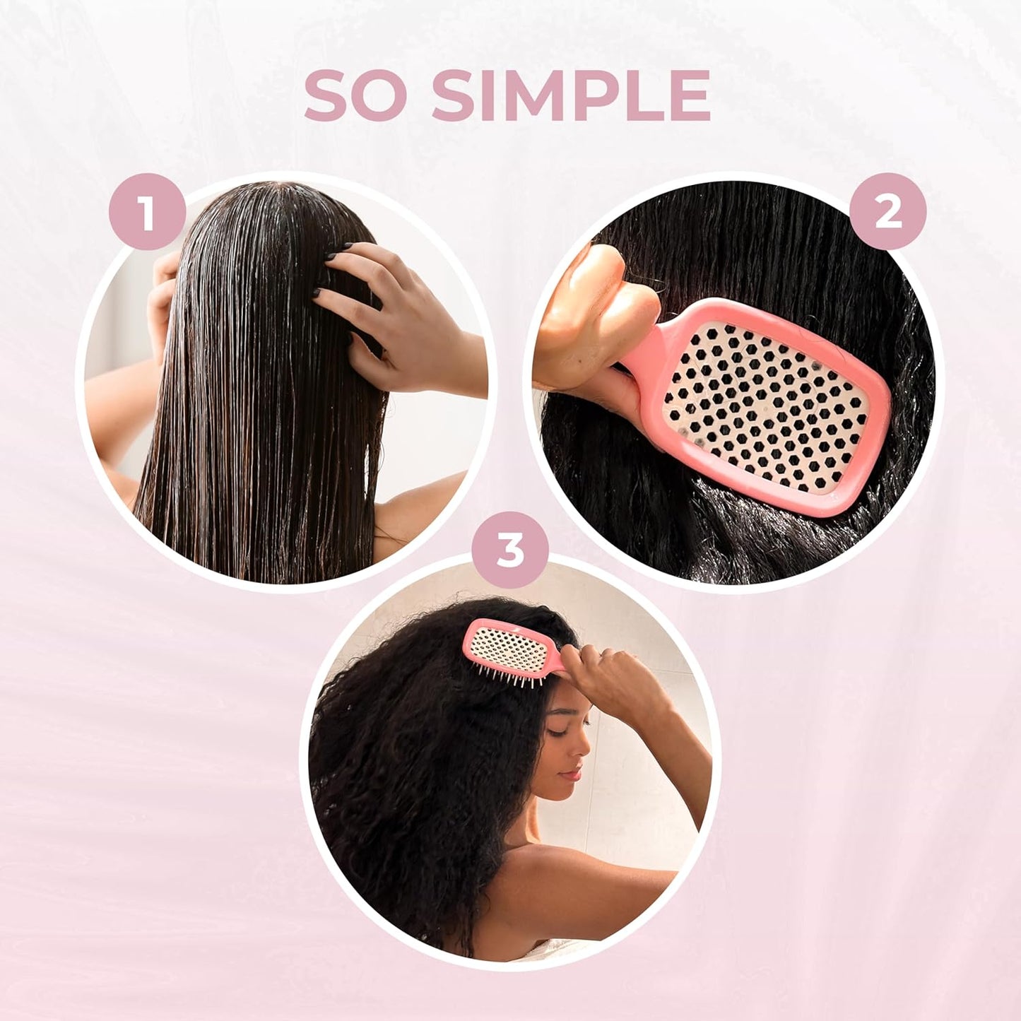 FHI Heat UNbrush Detangling Brush | Pain-Free for All Hair Types | Lightweight & Durable