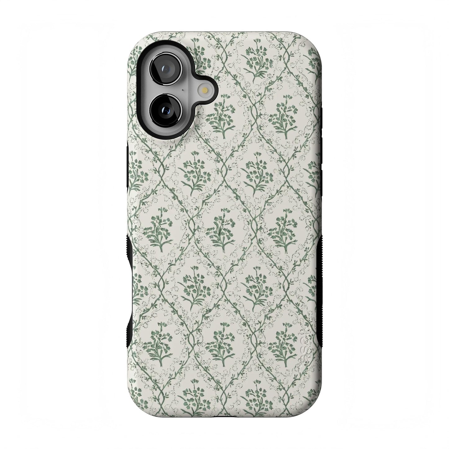 Casely iPhone 16 Case | Nantucket Cottage | Blue Hydrangea | Compatible with MagSafe | Bold Protective Design