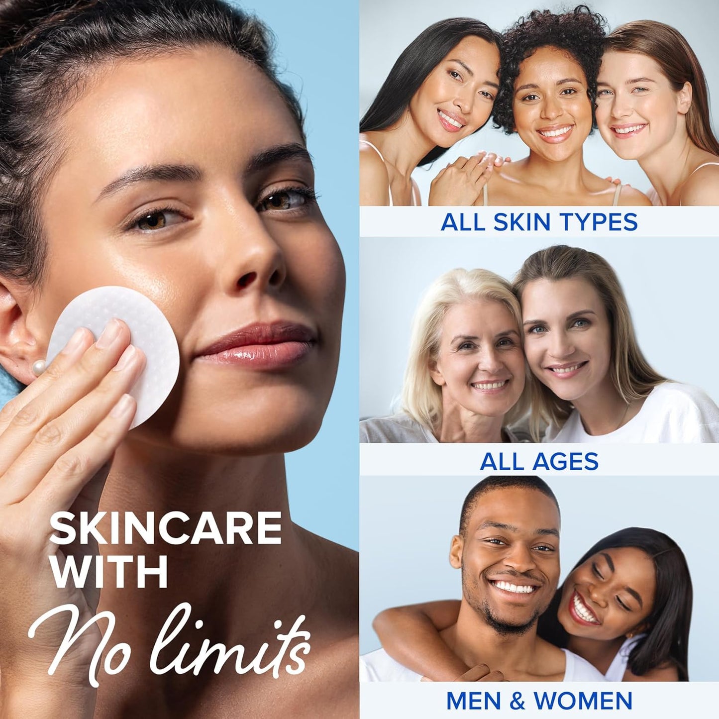 Glycolic Acid Facial Peel | 2-Pack Toner Polishes with Tea Tree Oil & Vitamins