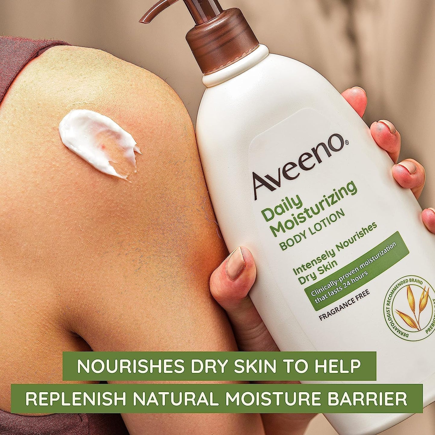 Aveeno Daily Moisturizing Lotion | 18 Oz Pump | Hydrating & Nourishing