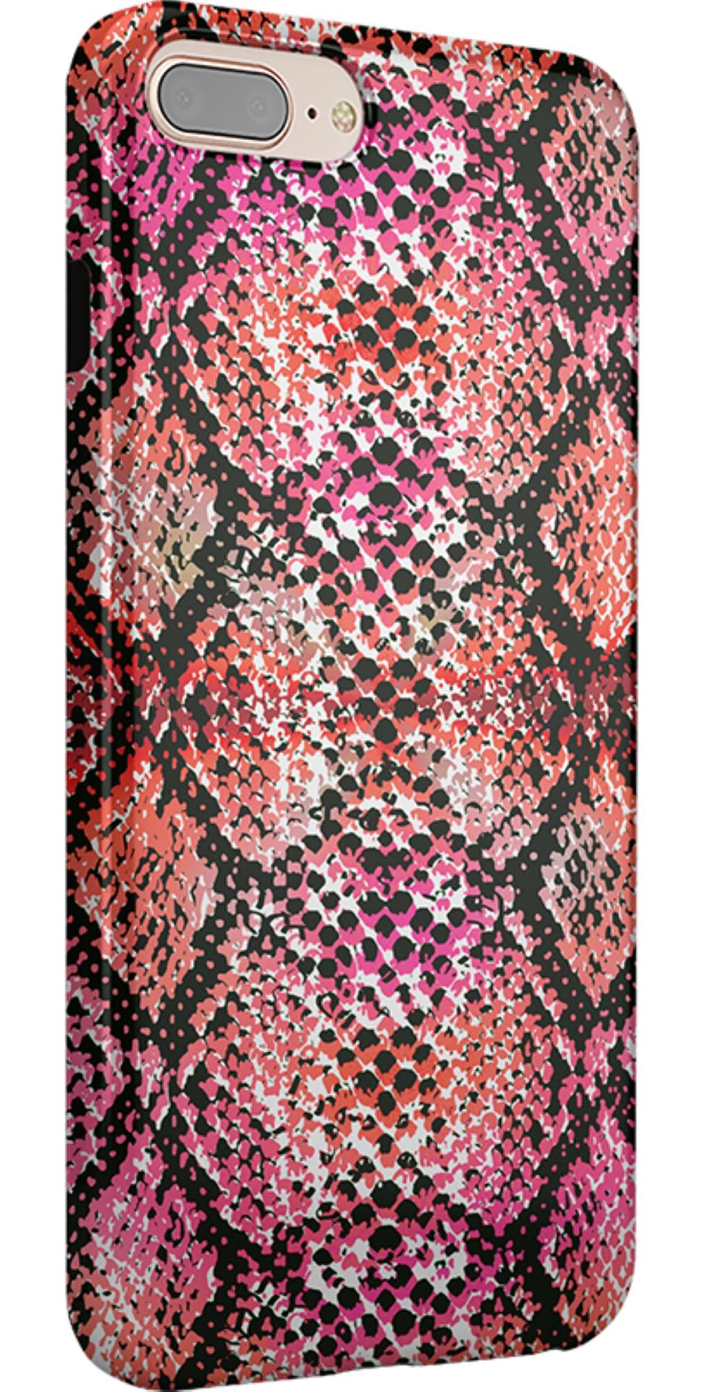 Casely iPhone 6/7/8 Plus Case | Stepping Up | Geo Rose Gold Marble | Classic Ultra Slim Design