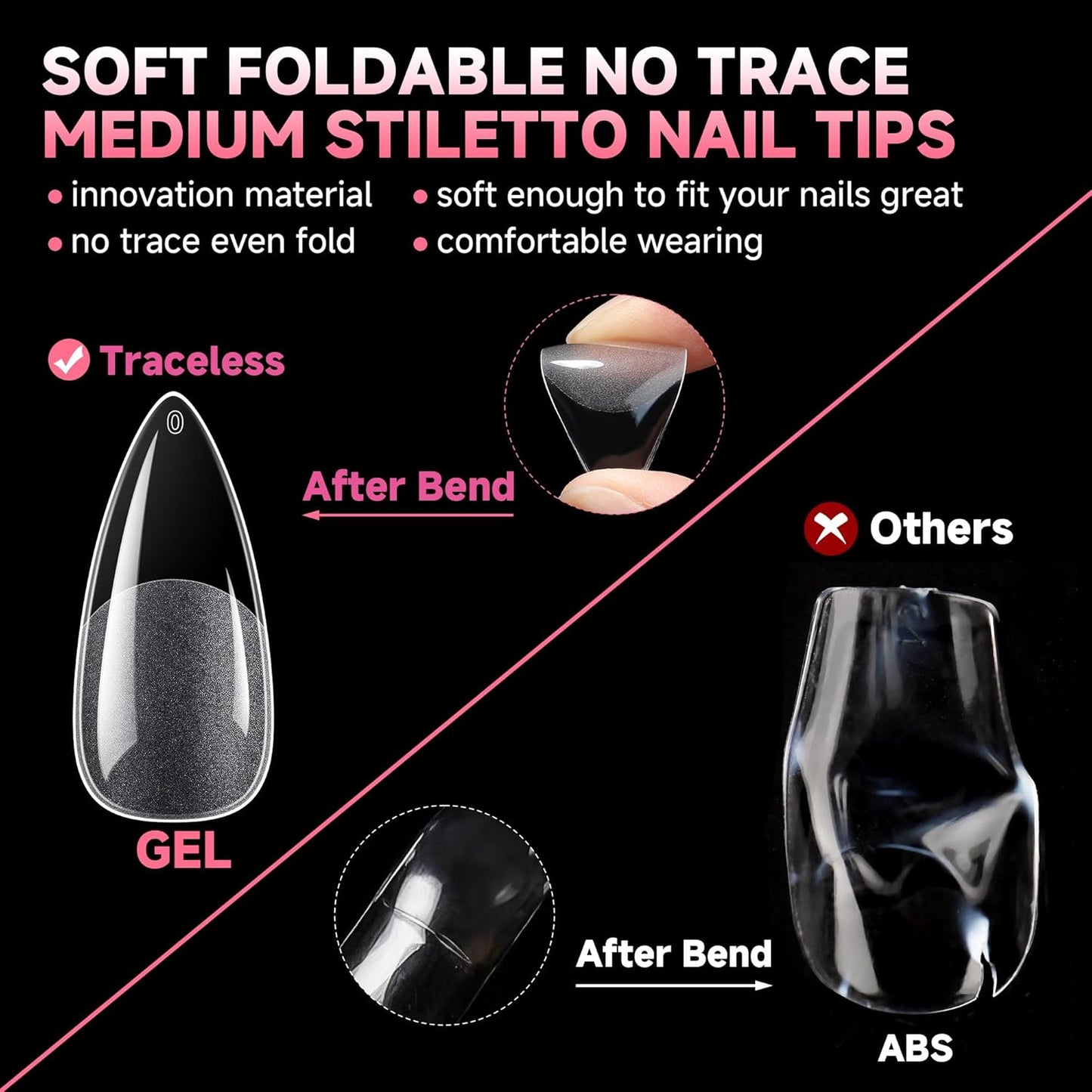 Extra Short Square Fake Nails | 216pcs Gel Tips | Full Cover Acrylic for DIY