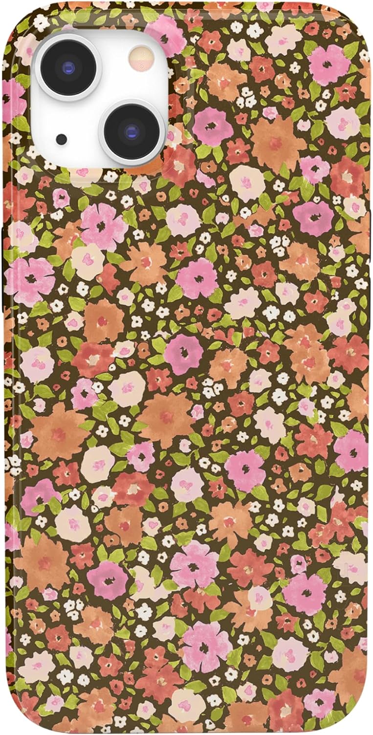 Casely iPhone 13 Case | Field of Flowers | Pastel Floral | Compatible with MagSafe | Classic Ultra Slim Design