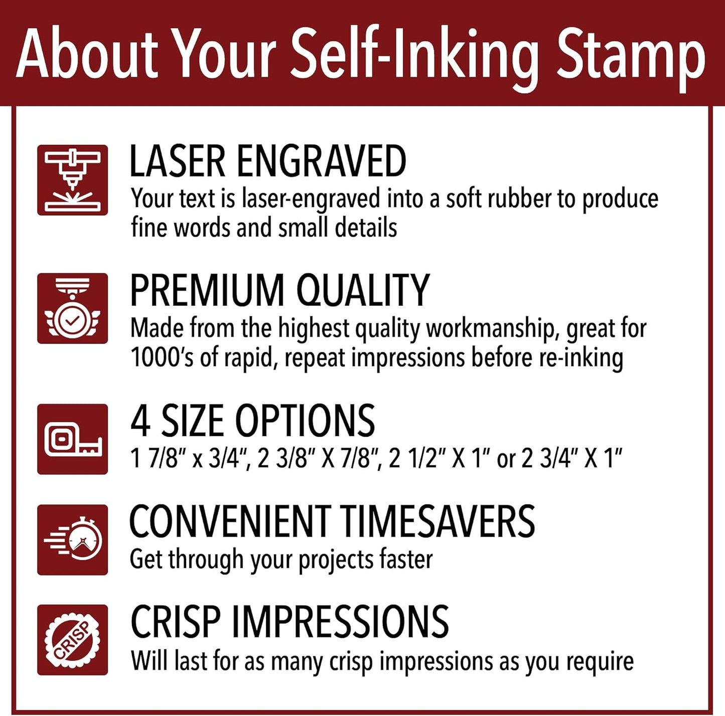 Please Sign & Return Office Stamp | 4 Different Sizes | 20 Designs | Multiple Color Options | Perfect for Quick Validation of Office Documents (Please Sign & Return, Xtra Large)
