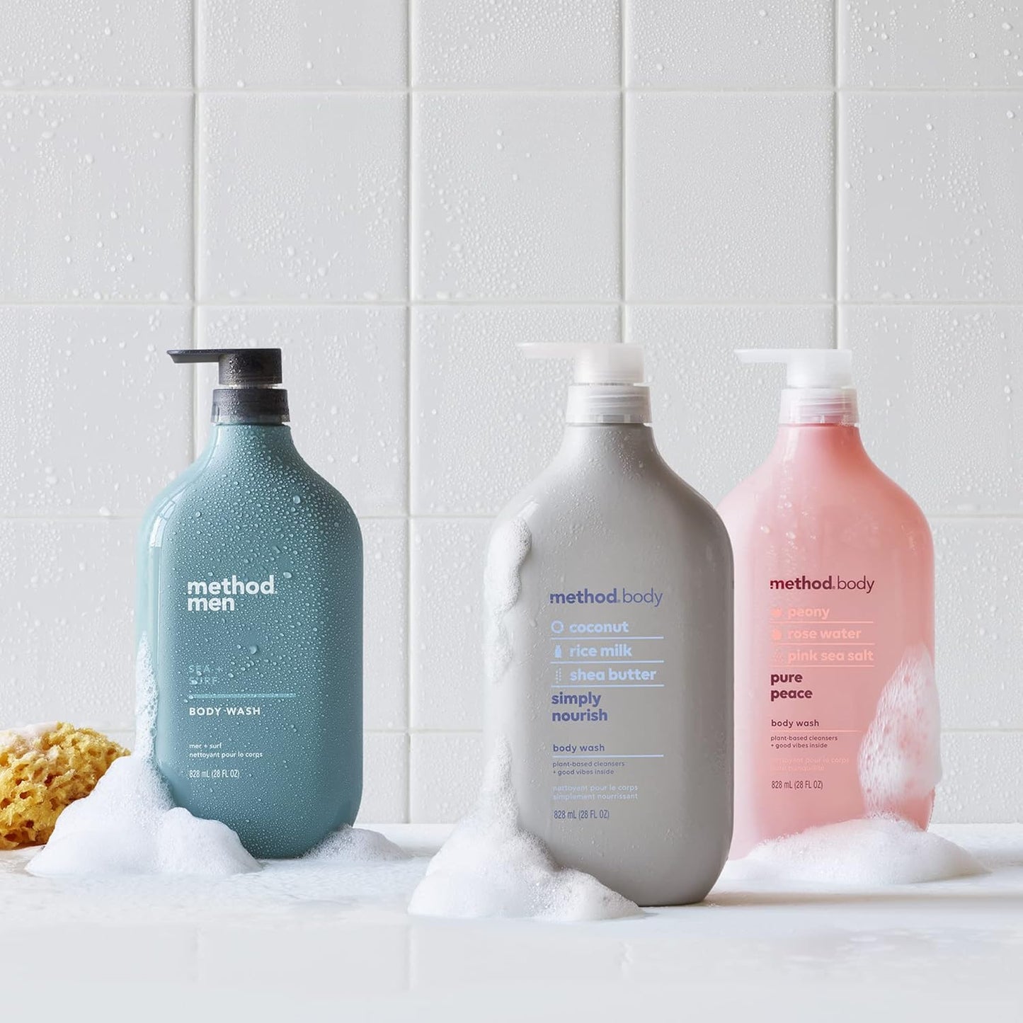 Method Body Wash | Simply Nourish | Biodegradable & Paraben-Free | 28 Oz