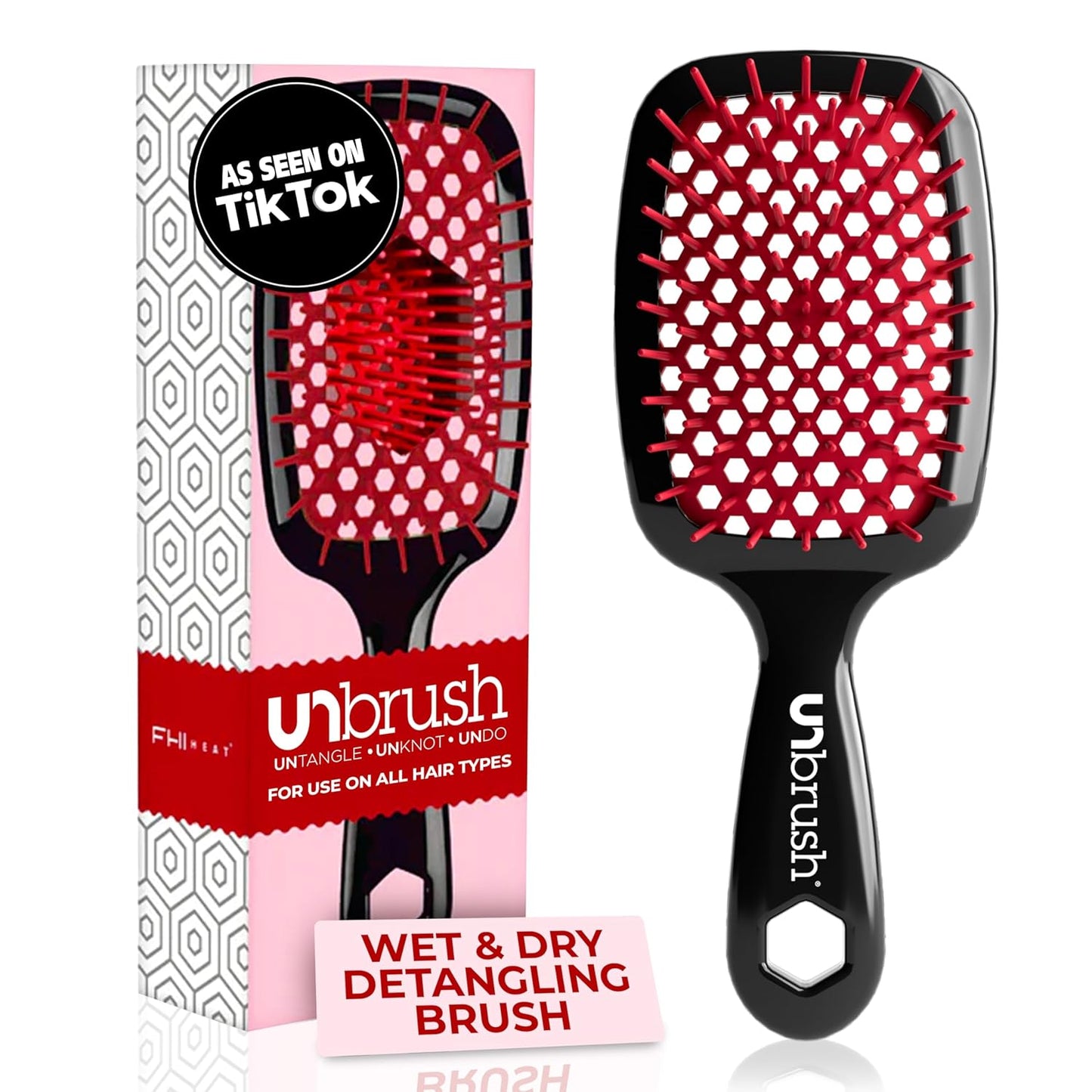 FHI Heat UNbrush Detangling Brush | Pain-Free Brushing for All Hair Types