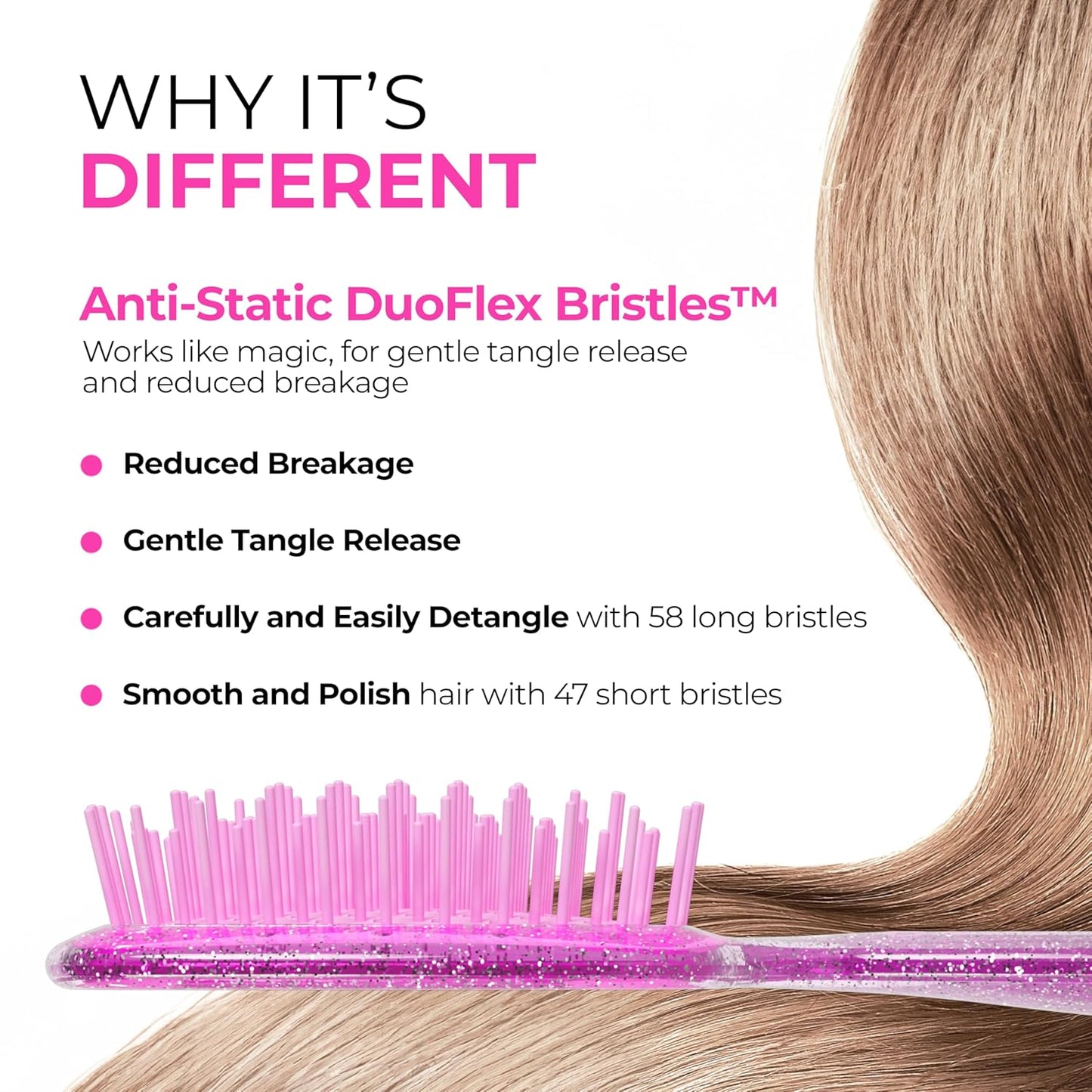FHI Heat UNbrush Detangling Brush | Pain-Free Brushing for All Hair Types