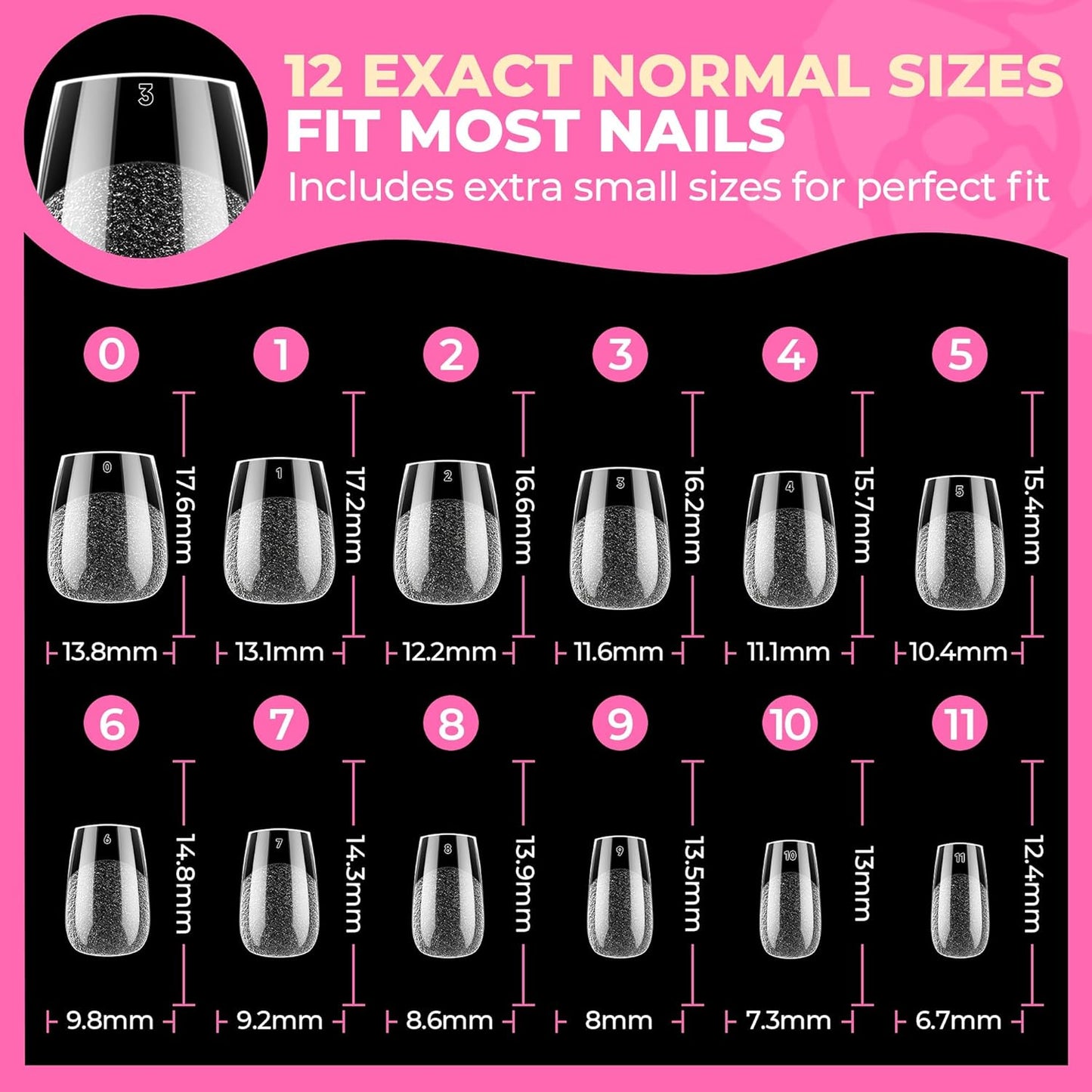 Soft Gel Nail Tips | 40ml Strong Adhesive Gel for Acrylic & Press-On Nails