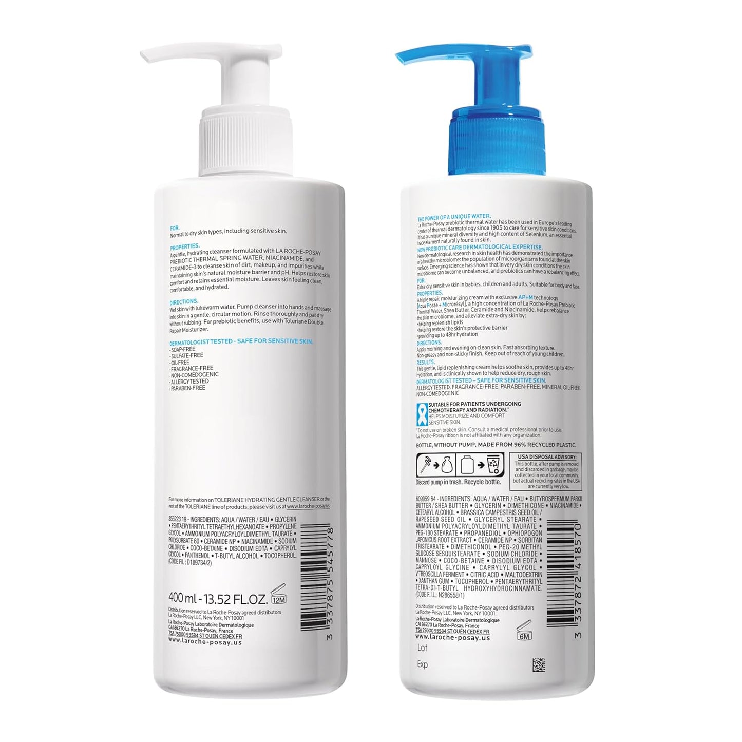 La Roche-Posay Lipikar AP+ Moisturizing Cream – Shea Butter & Niacinamide | For Dry, Sensitive Skin