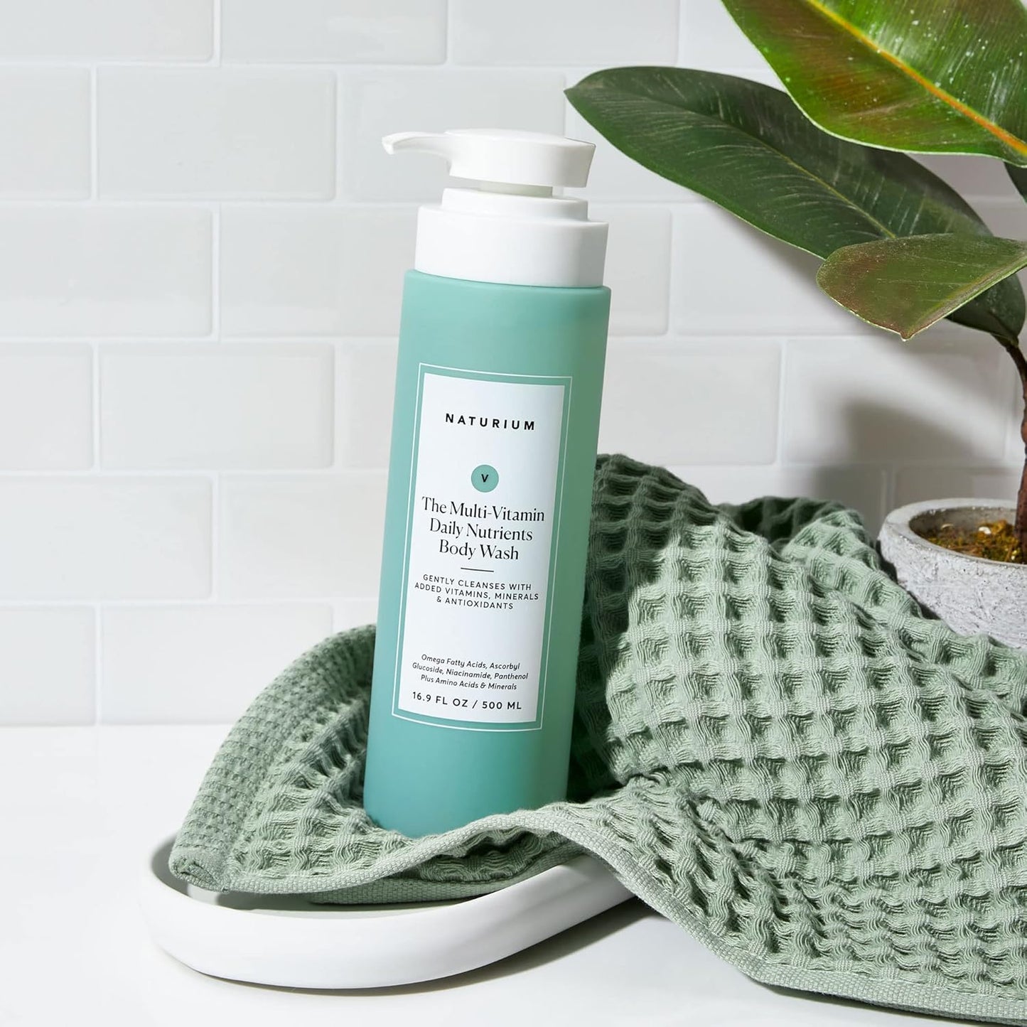 Niacinamide Body Wash | Cleansing & Hydrating Gel-Serum | 16.9 oz | Paraben-Free