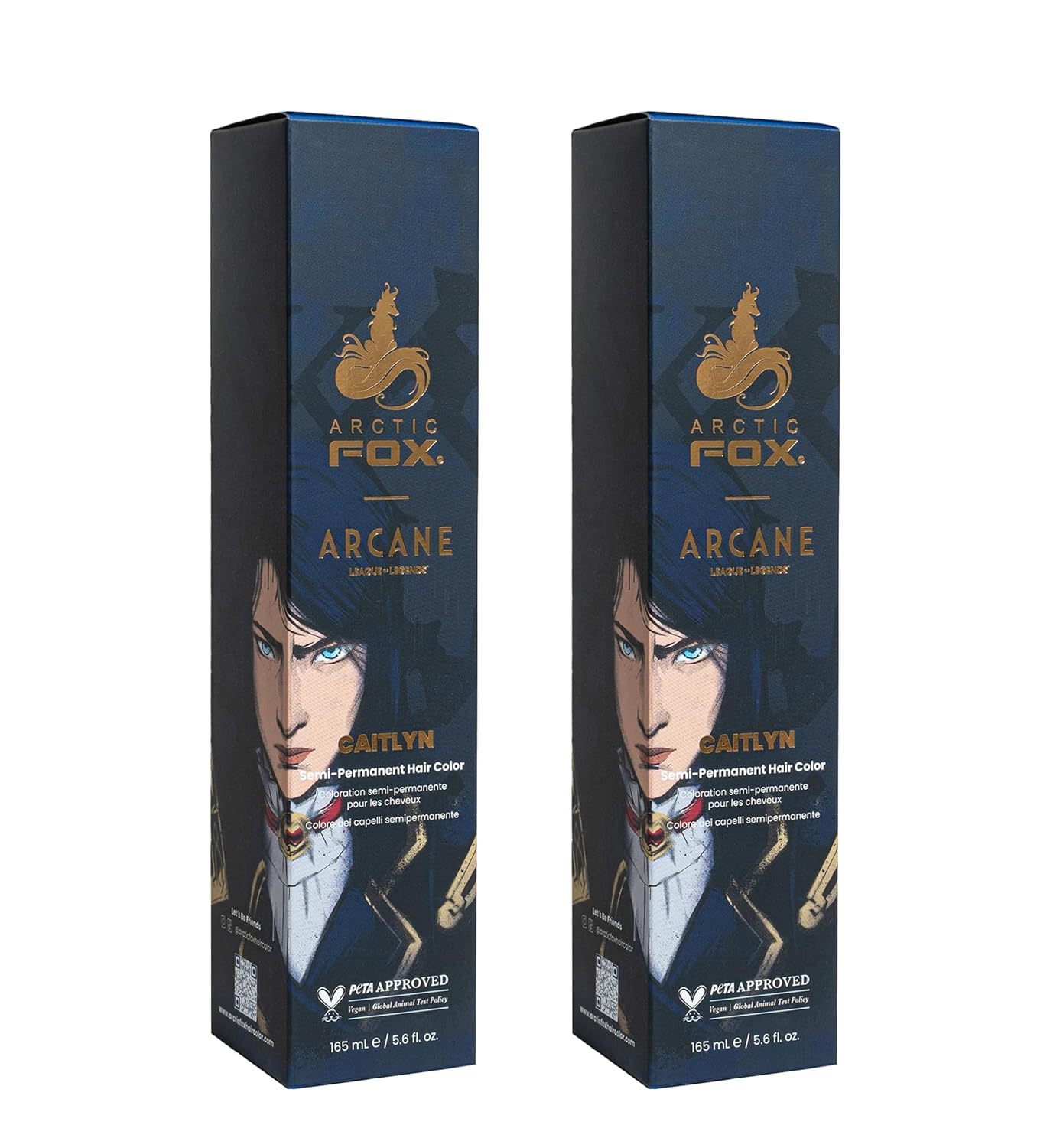 Vegan Semi-Permanent Hair Color Dye | Arctic Fox Poison | 4 Fl Oz
